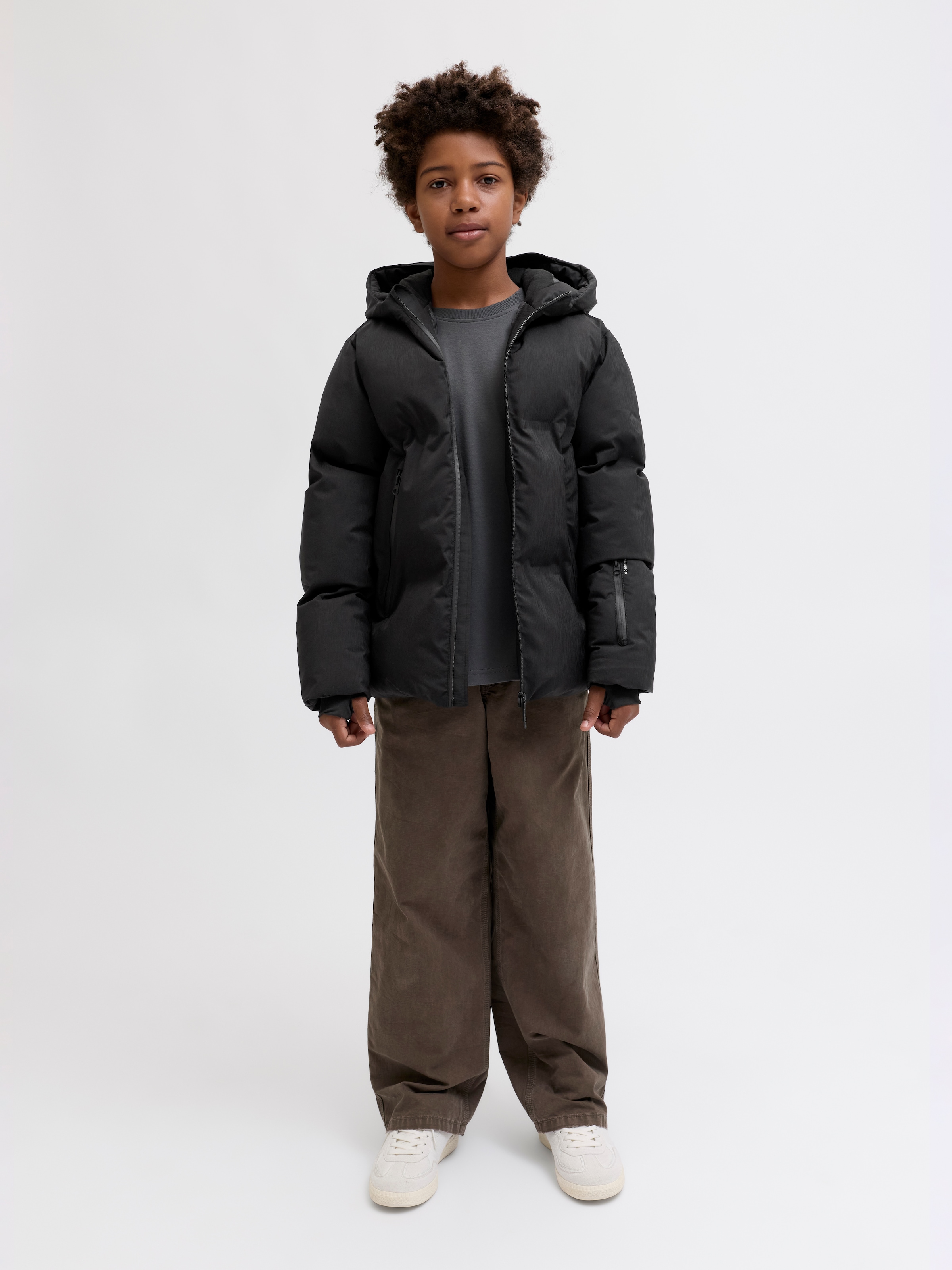Jack & Jones Junior Veste matelassée »JCOFUSION TECHNICAL PUFFER JACKET JNR« mit Kapuze