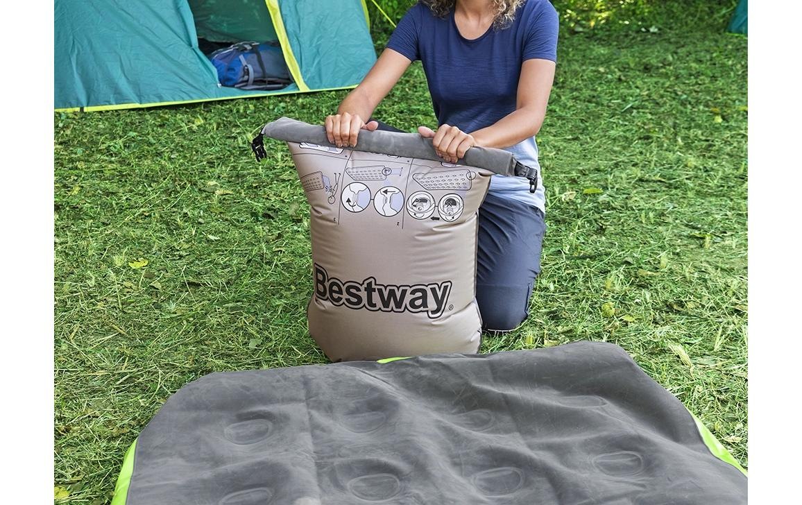 Bestway Luftbett »Roll und Relax Twin 188 x 99 x 22 cm«