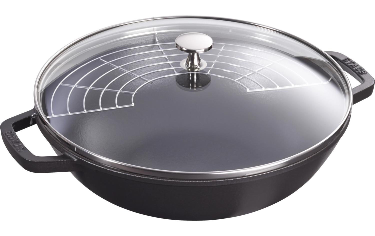 Image of STAUB Wok "mit Glasdeckel 30 cm, 4,4 l"
