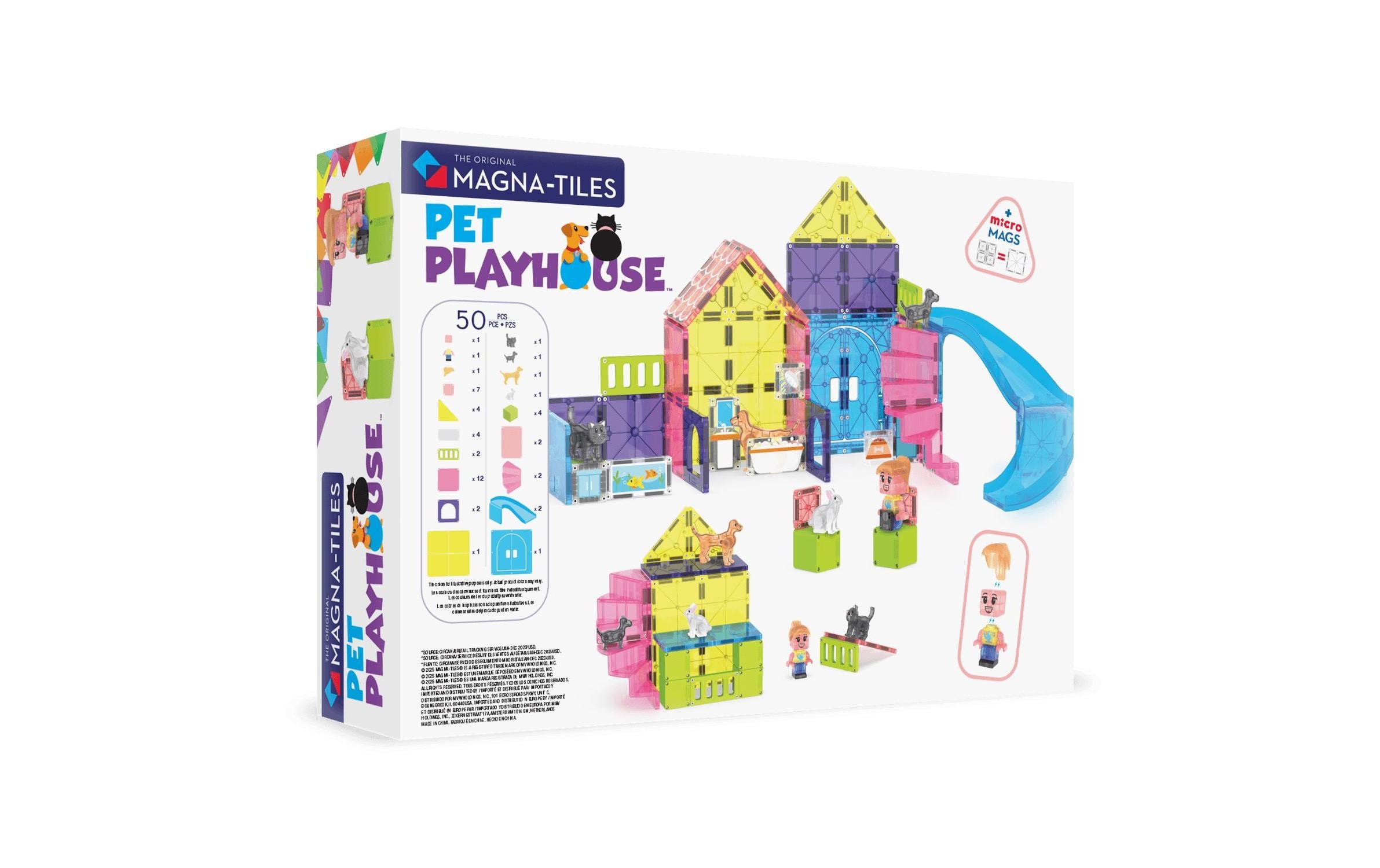   Jeu de construction en pierre »Magna-Tiles Pet Playhouse 50 Teile«