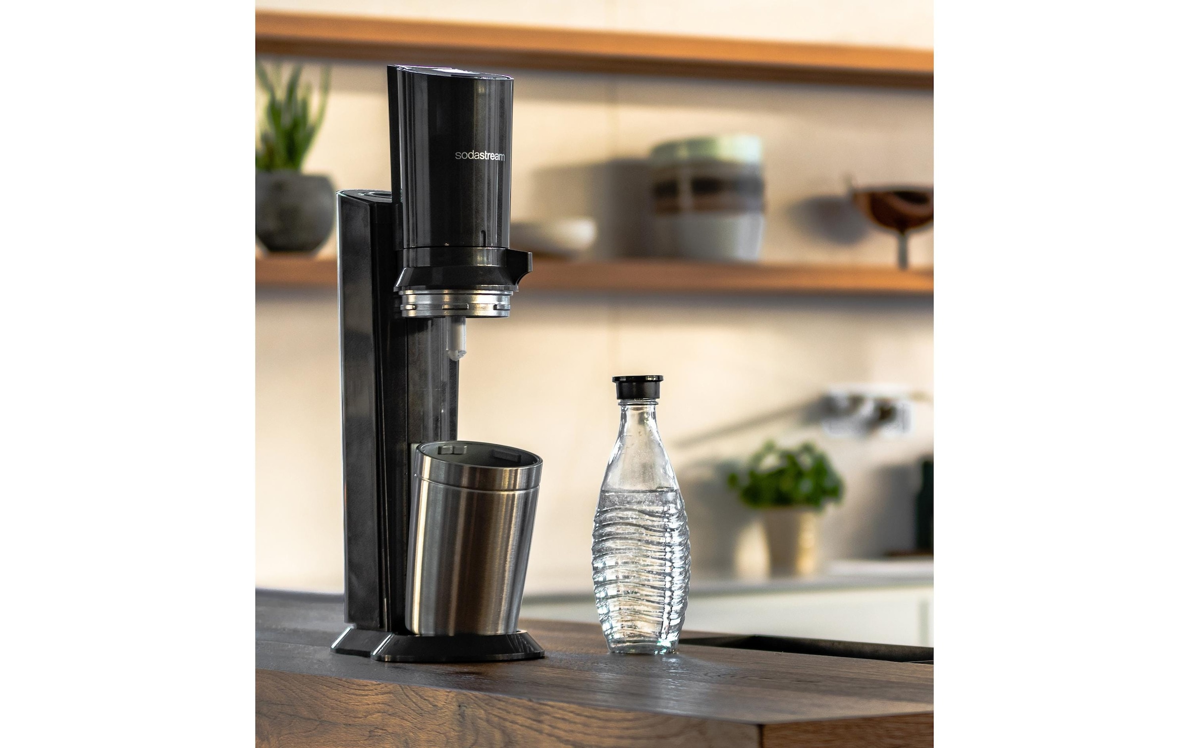 SodaStream Wassersprudler »Crystal CQC Mega Pack Schwarz«