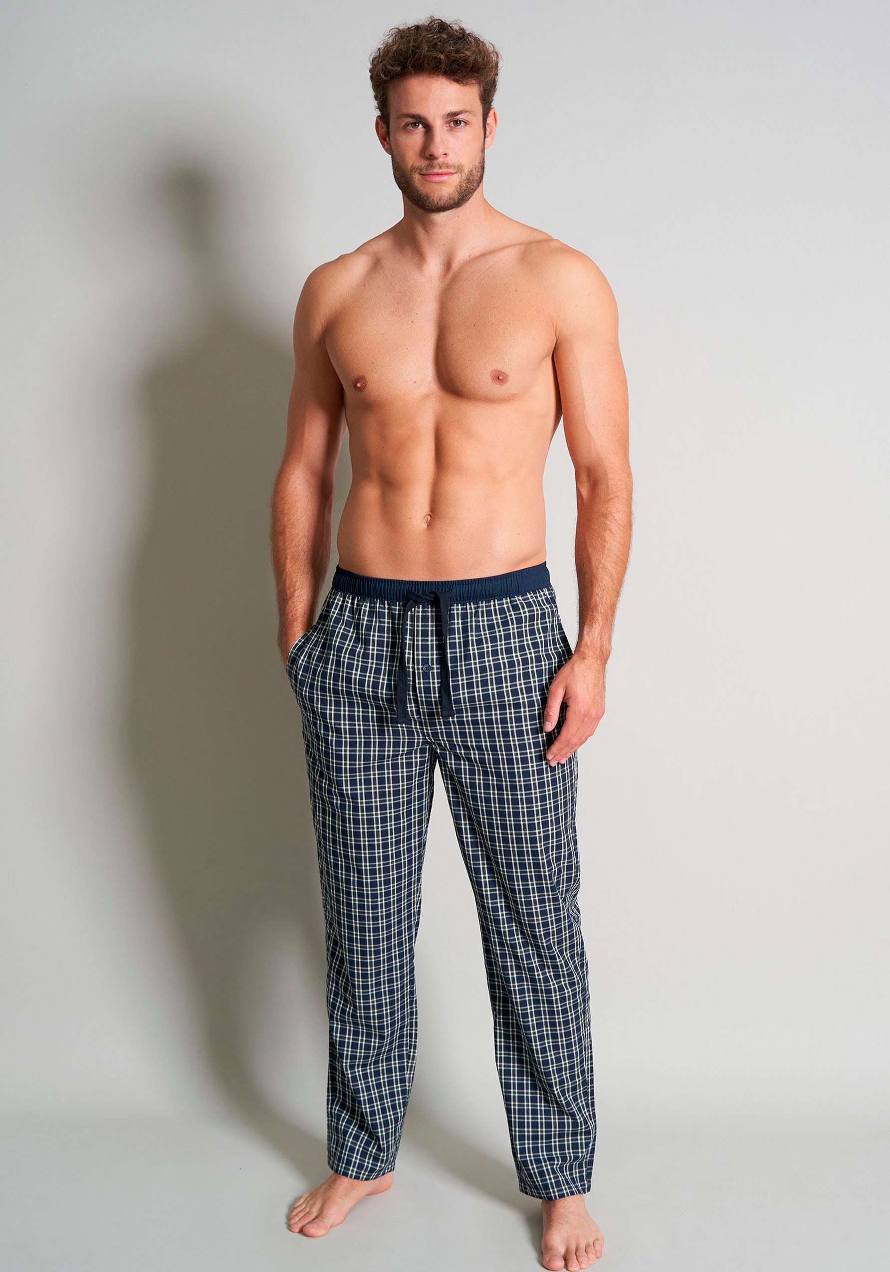 TOM TAILOR Pyjamahose »Dakota«, mit klassichem Karo-Design