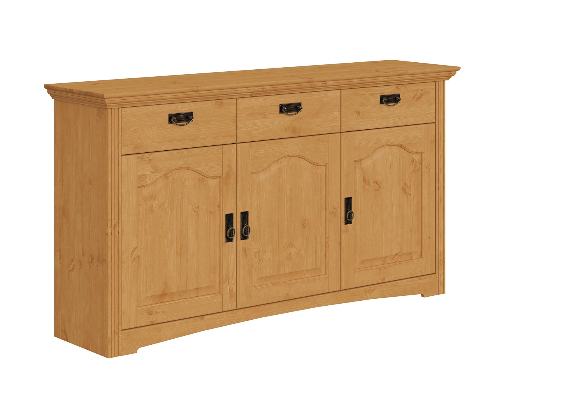 Home affaire Kommode »Konrad«, aus massiver Kiefer, Breite 156 cm, mit Schubladen, FSC®