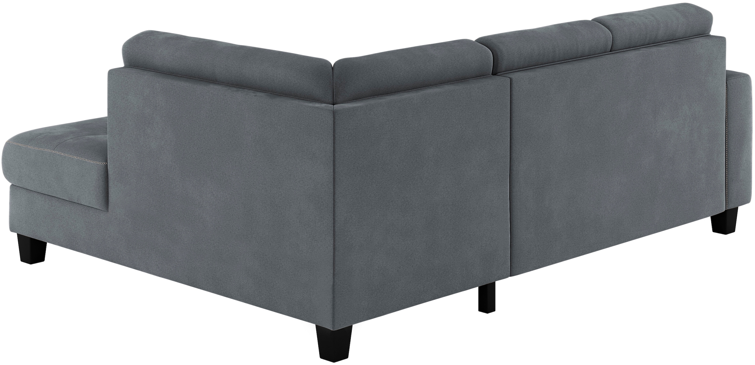 Places of Style Ecksofa »Varese«, Kreuznaht in beige