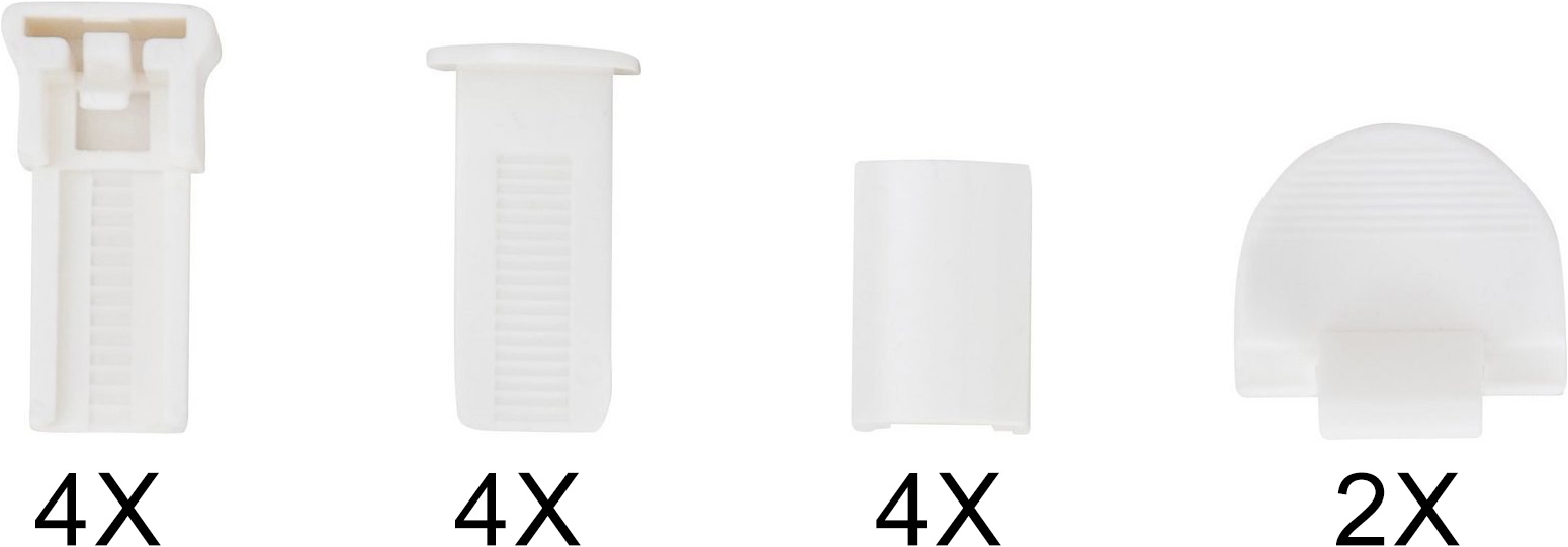 GOODproduct Plissé »NELLIA« protection contre la lumière Aucun perçage requis suspendu librement Klemmfix, texture fine, NOUVEAUTÉ pour fenêtres et portes, protection contre la lumière