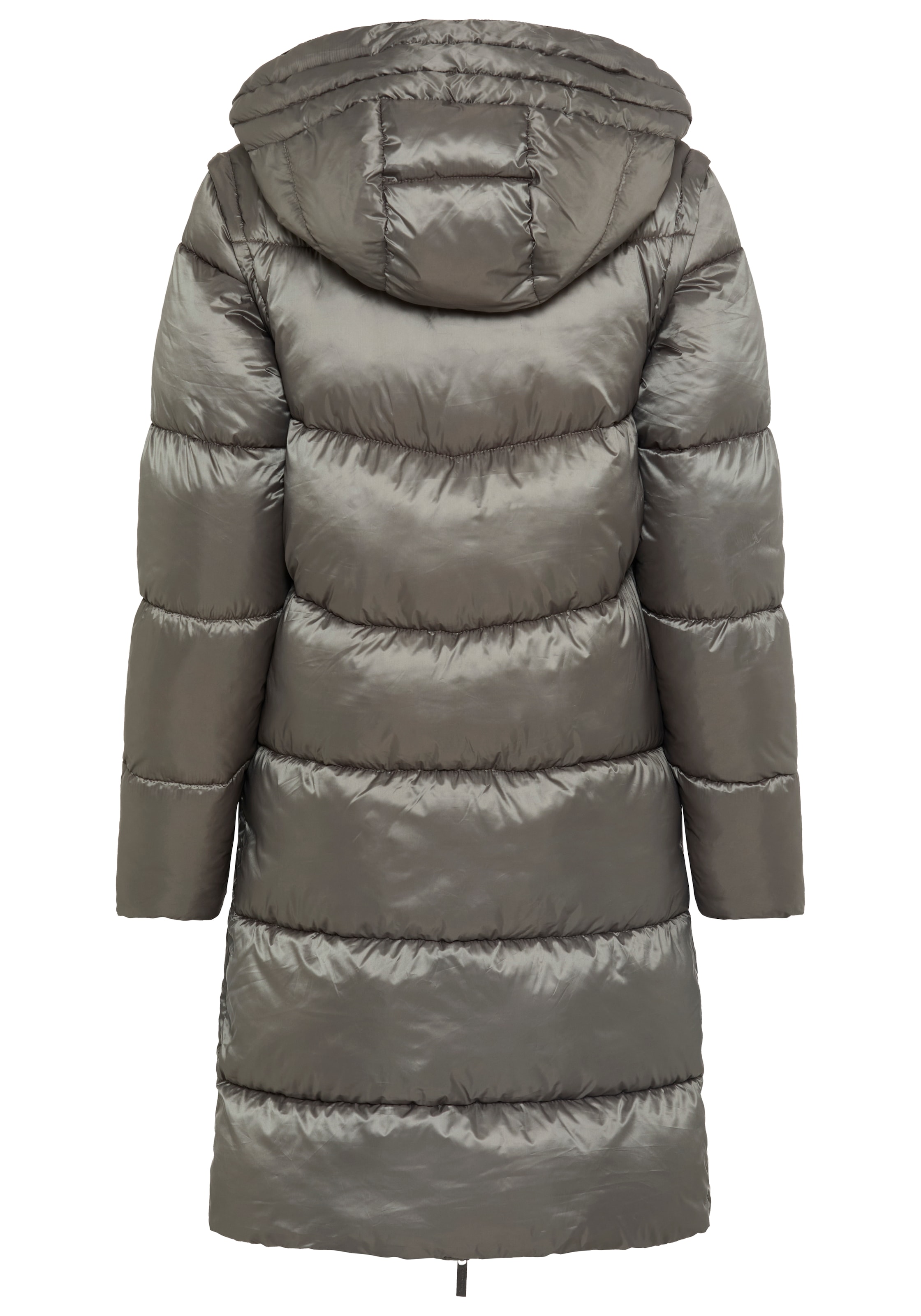 Tamaris Manteau d'hiver avec capuche et manches amovibles - portable en gilet