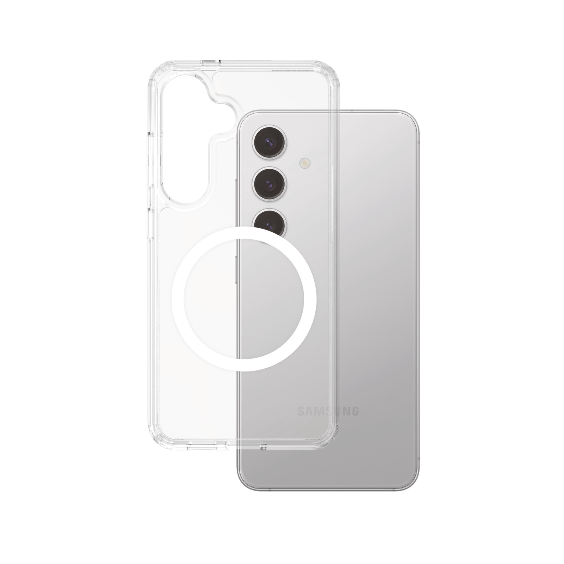 CARE by PanzerGlass Handyhülle »Magnetic QI Compatible Urban Combat Case für Samsung Galaxy S25«, Backcover, Schutzhülle, Handyschutzhülle, Case, Schutzcase, stossfest