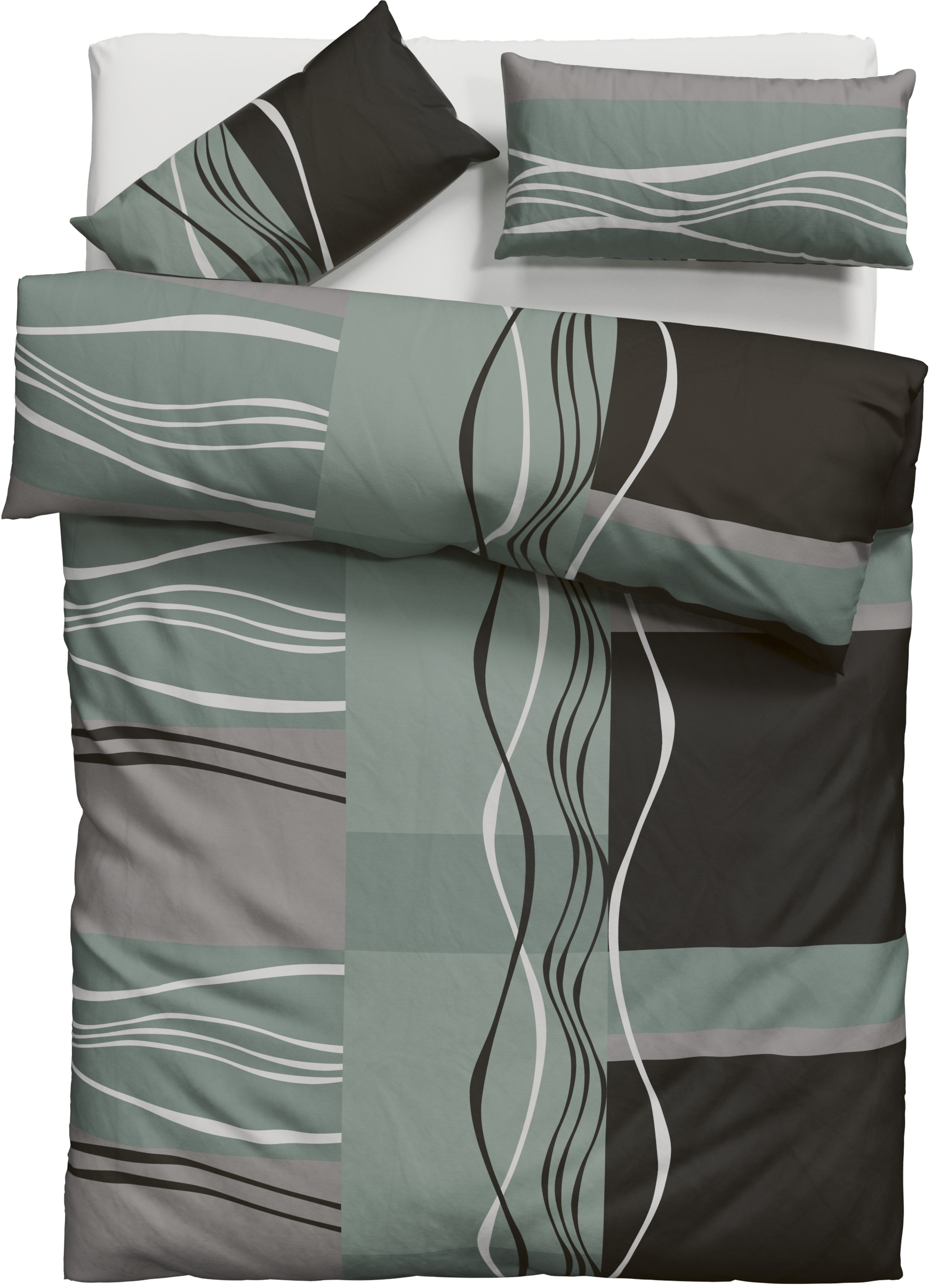 GOODproduct Linge de lit »Kelian« 2 cuis in verschiedenen Qualitäten, gemusterte Bettwäsche
