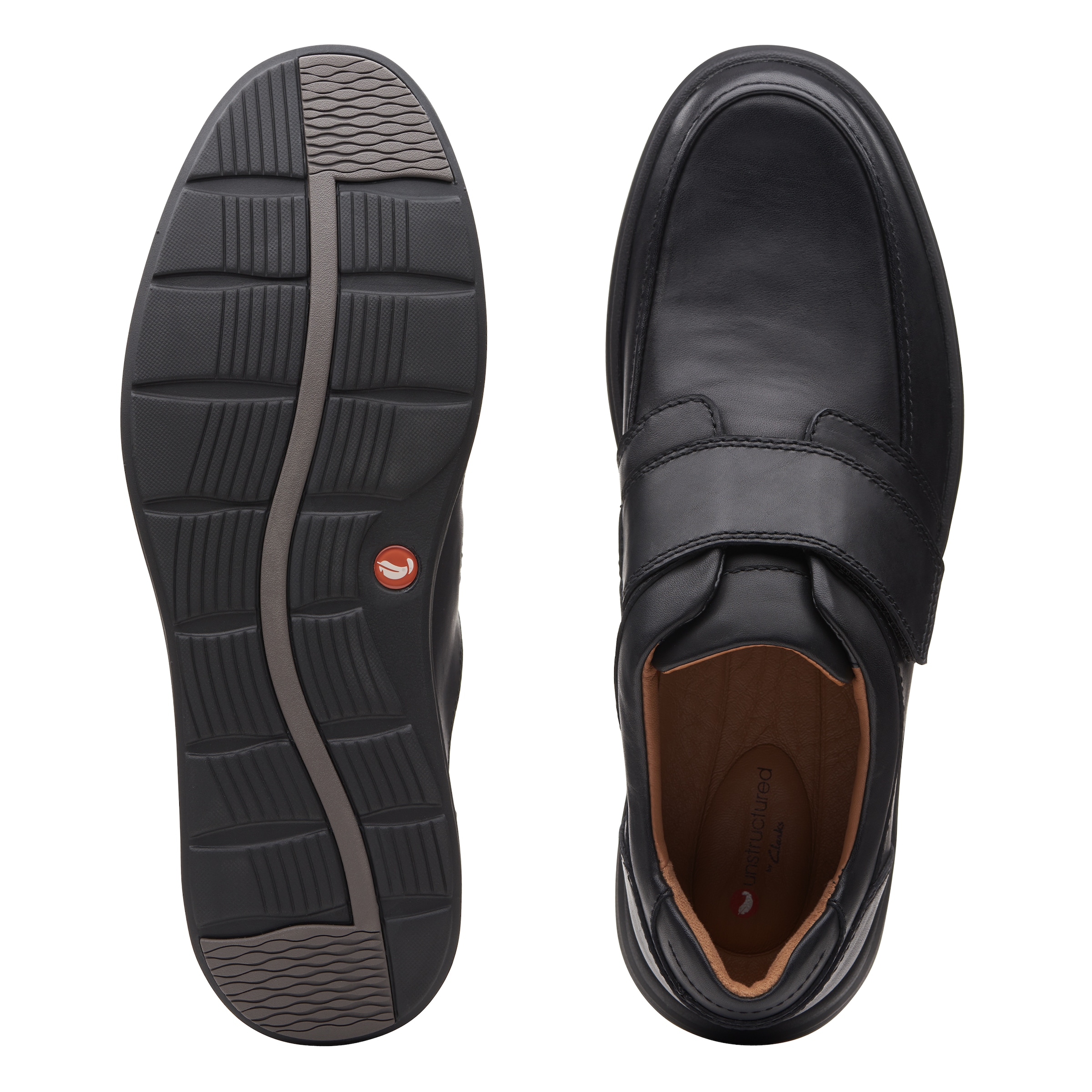Clarks Klettschuh »Un Abode Strap«, Komfortschuh, Slipper, Festtagsschuh Herausnehmbares Fussbett