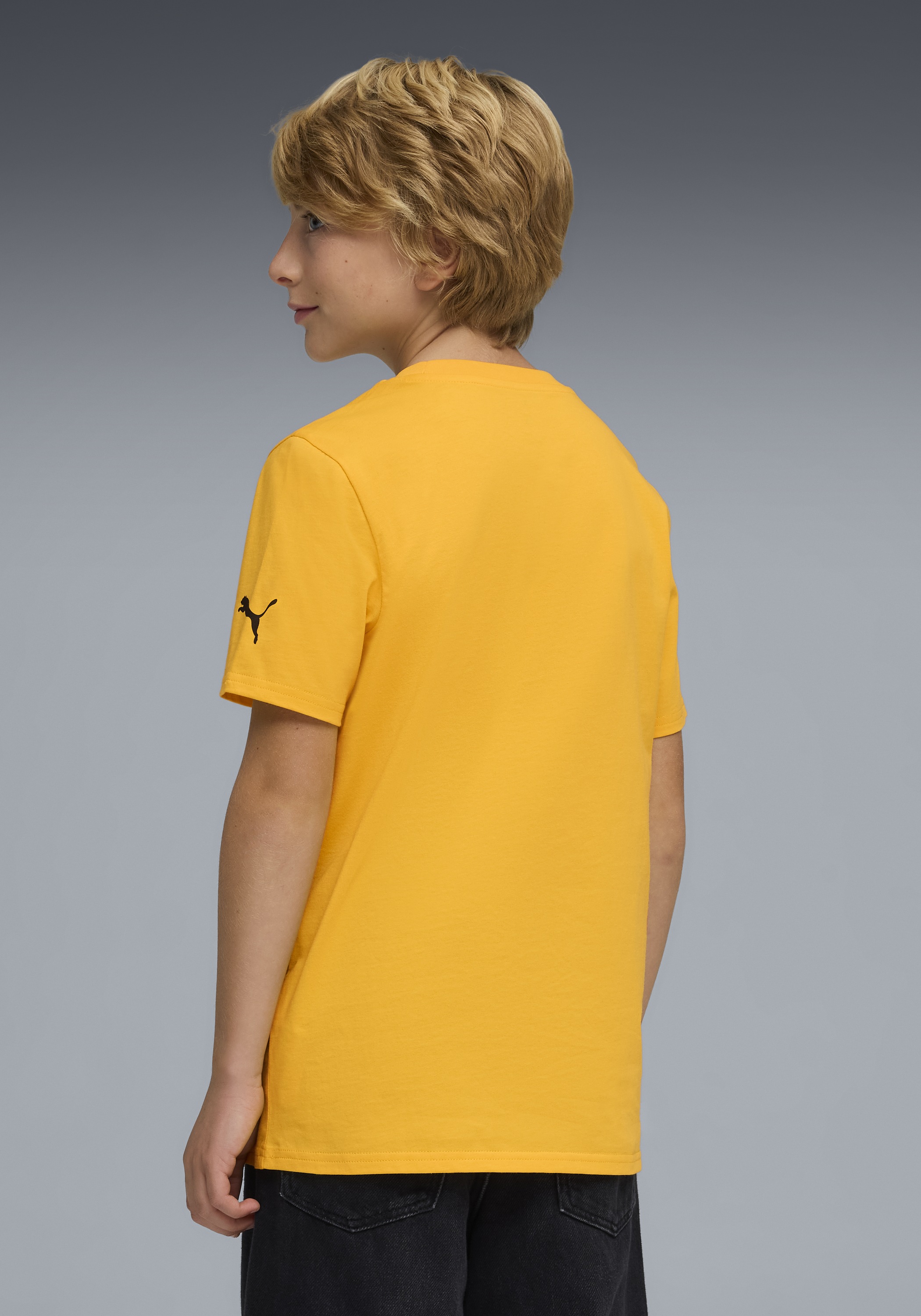 PUMA T-shirt d'entraînement »BVB X SESAME STREET TEE JR« coupe régulière, manches courtes, pour football, col rond