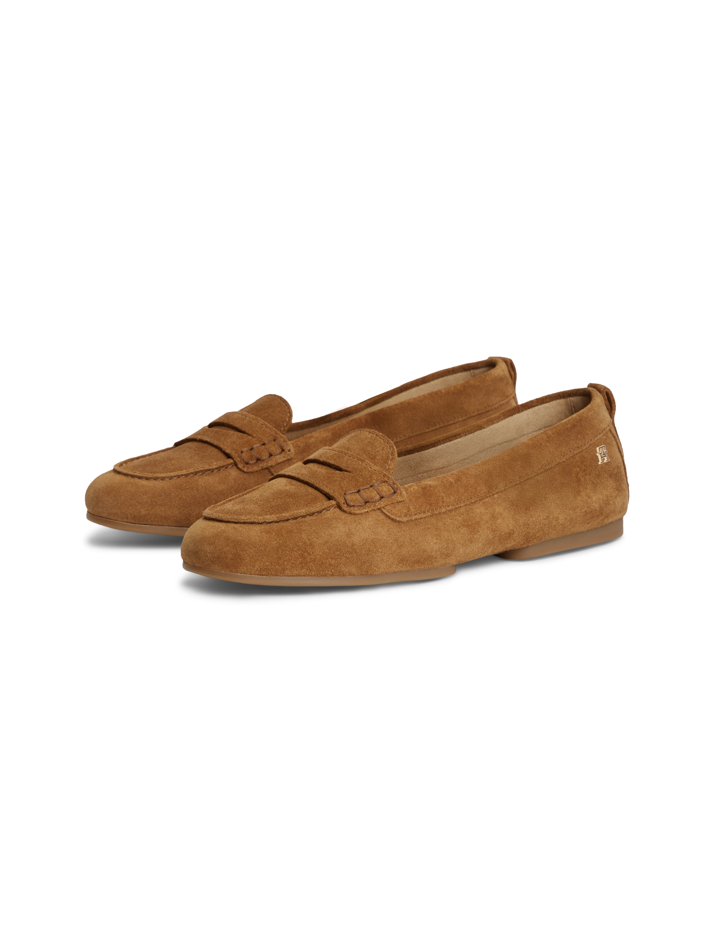 Image of Tommy Hilfiger Loafer "TH FLEX SUEDE LOAFER BALLERINA" Schlupfschuh, Slipper, Pennyloafer im Mokassin-Stil