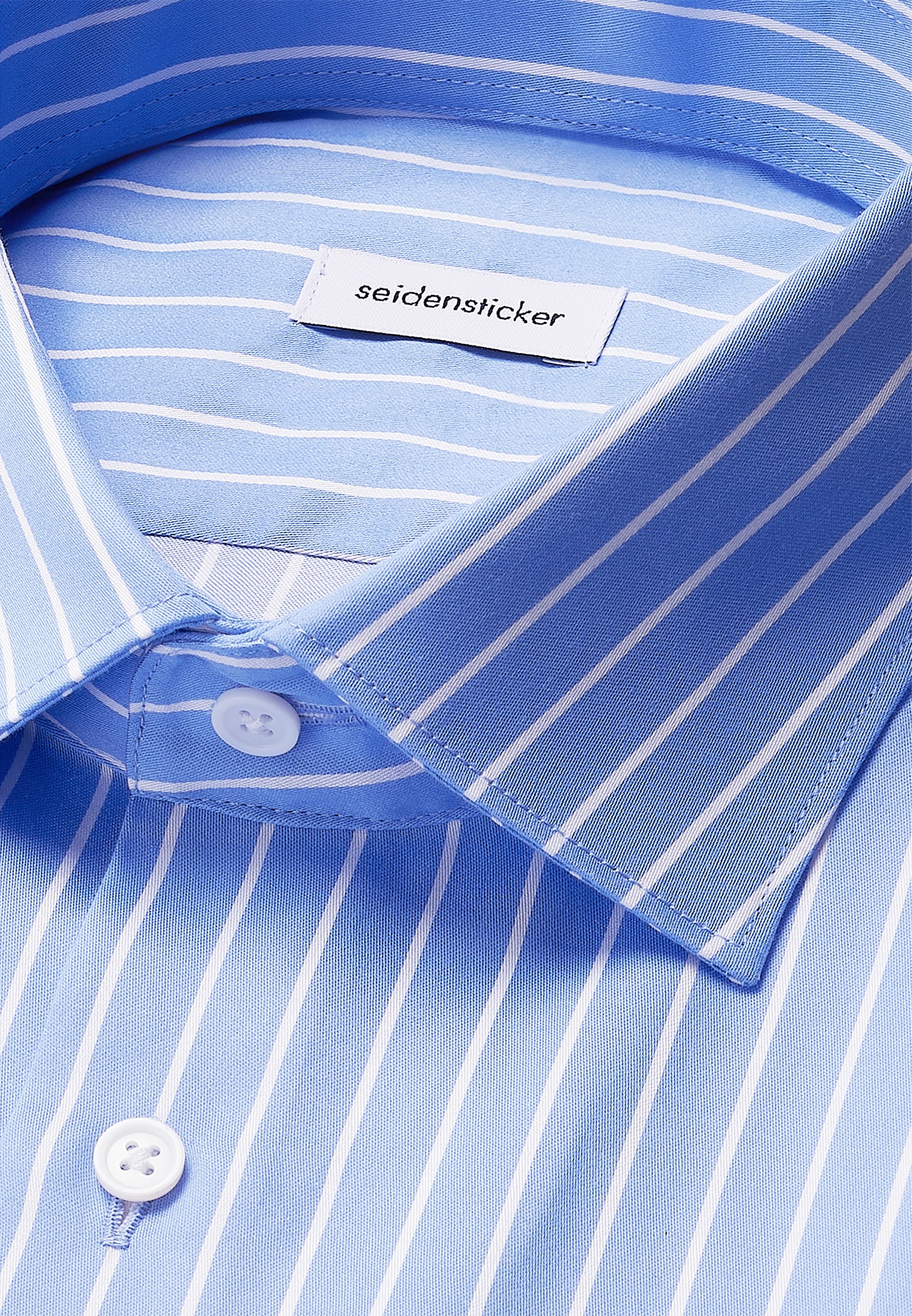 seidensticker Businesshemd »Schwarze Rose« Slim 1/1 Kentkragen Gestreift