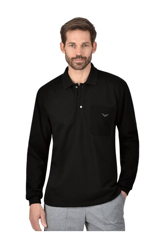 Trigema Poloshirt »TRIGEMA Langarm Poloshirt aus Baumwolle« kaufen