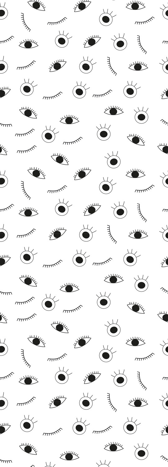 Image of queence Vinyltapete "Augen" Farbverlauf abstrakt bedruckt gemustert glatt 90x250cm, selbstklebend, kinderleichte Anbringung, Sticker
