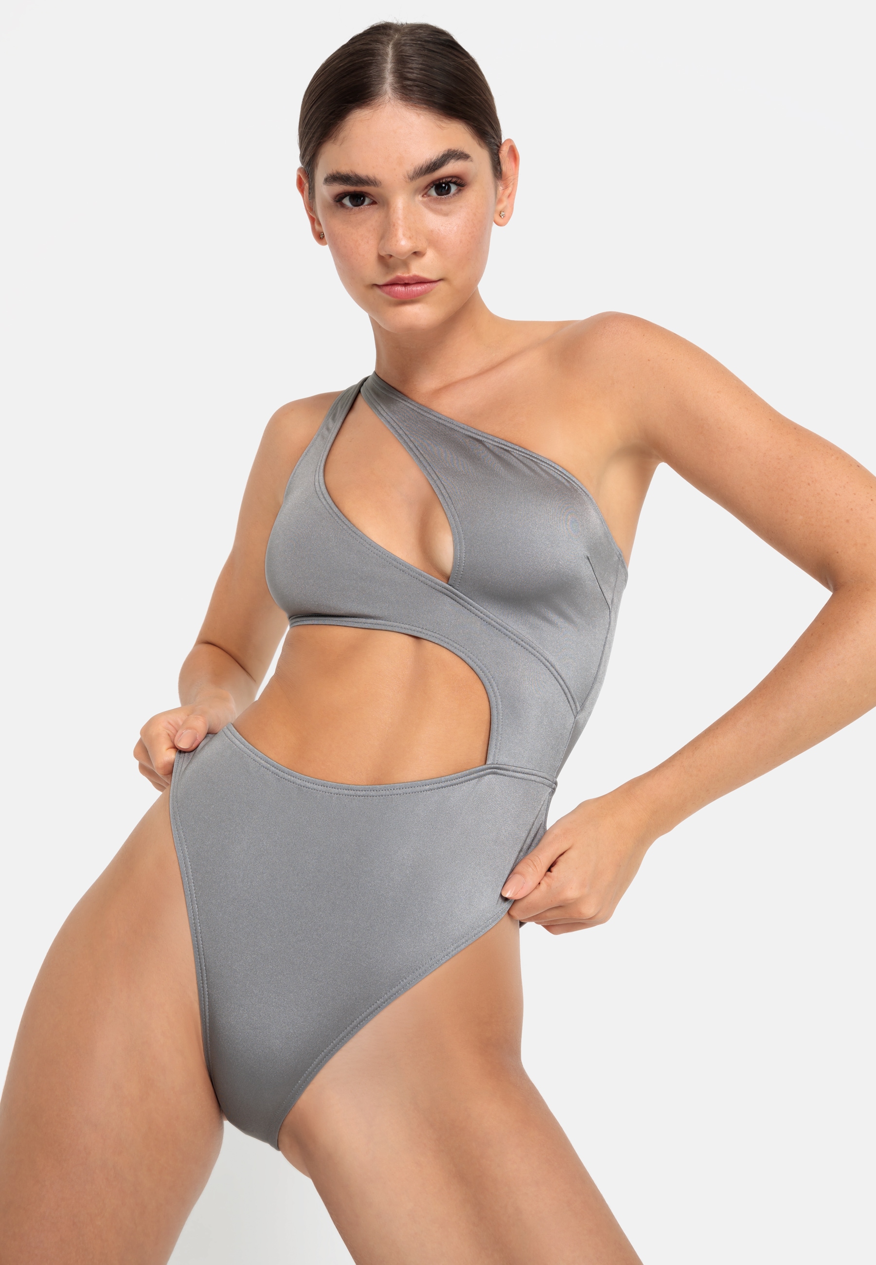 LSCN by LASCANA Monokini »Nele« mit glänzender Beschichtung