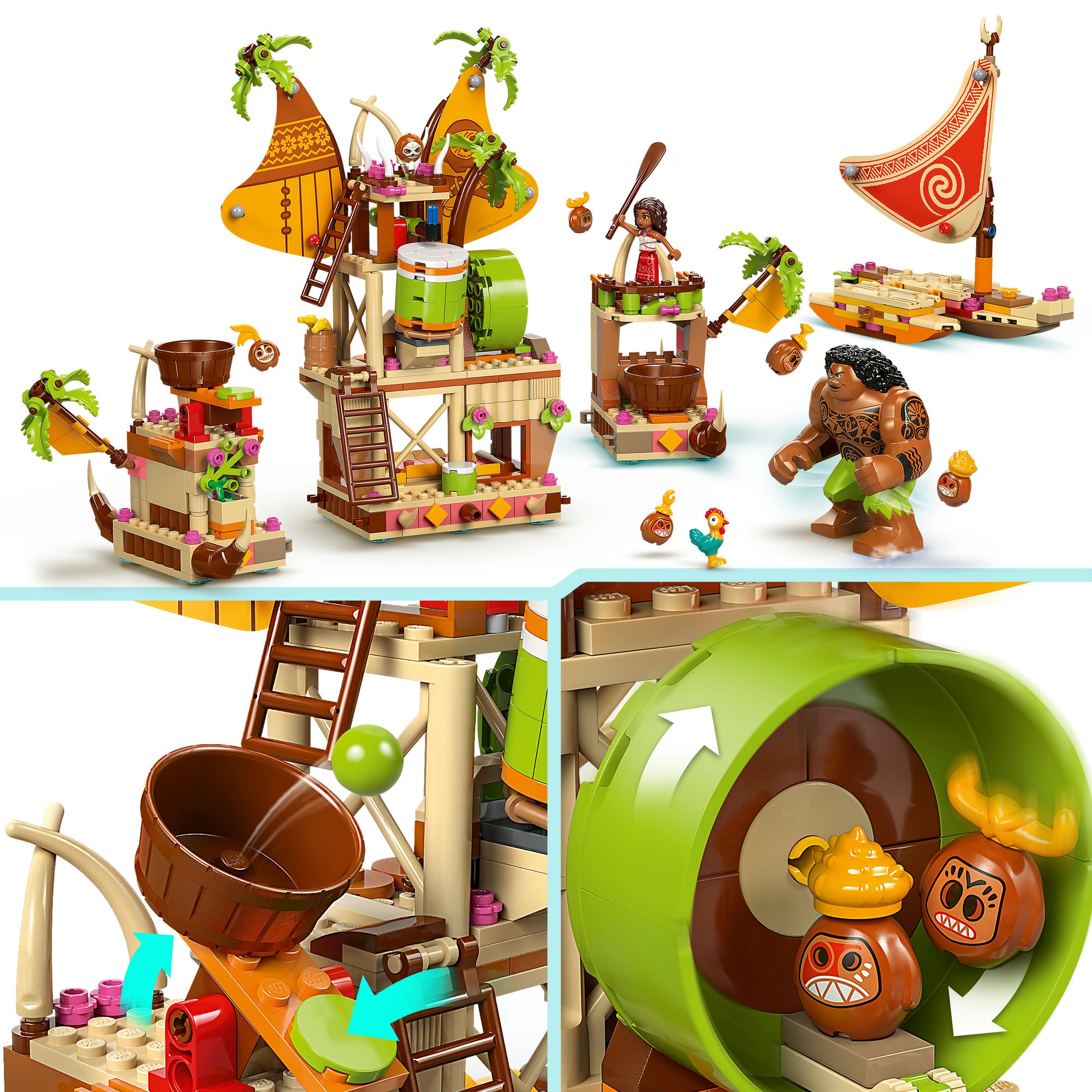 LEGO® Pions de construction »Kakamora-Barge (43258), LEGO Disney Princess« Made in Europe