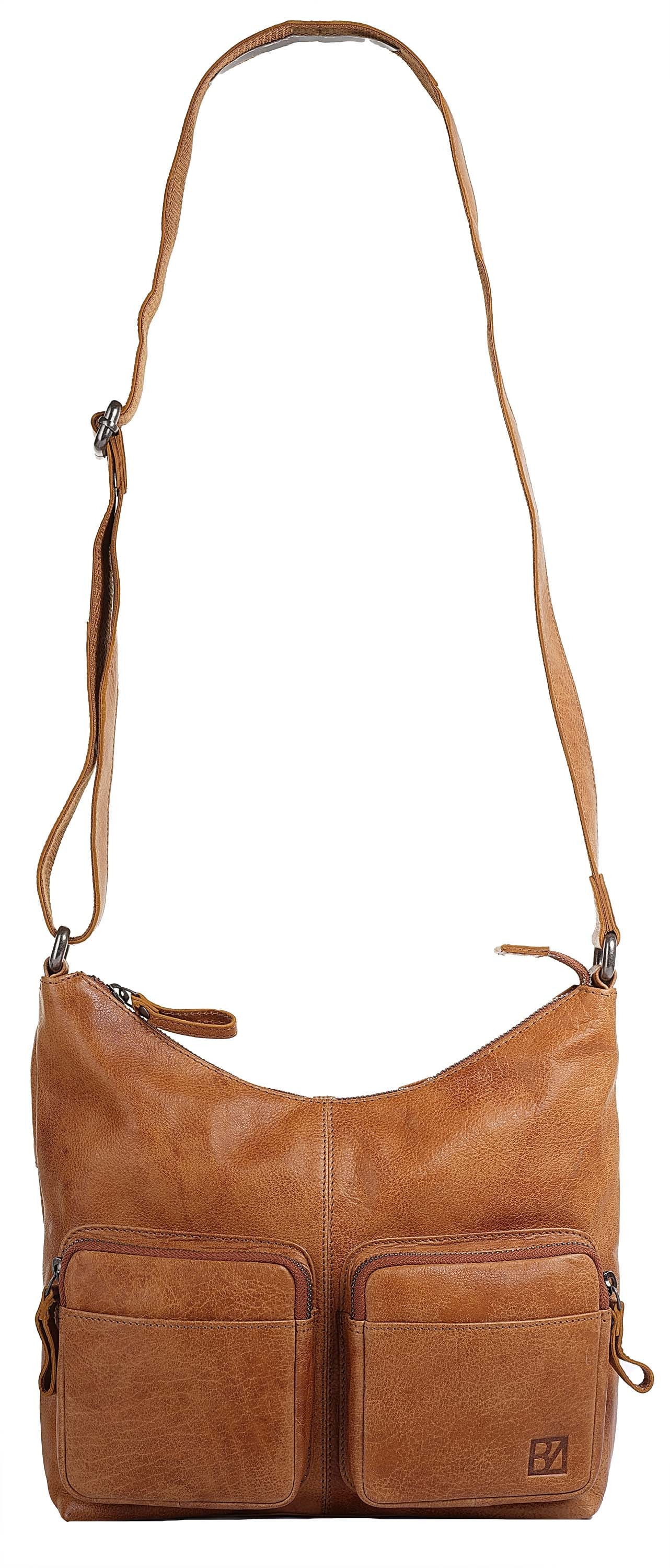 BODENSCHATZ Umhängetasche echt Leder