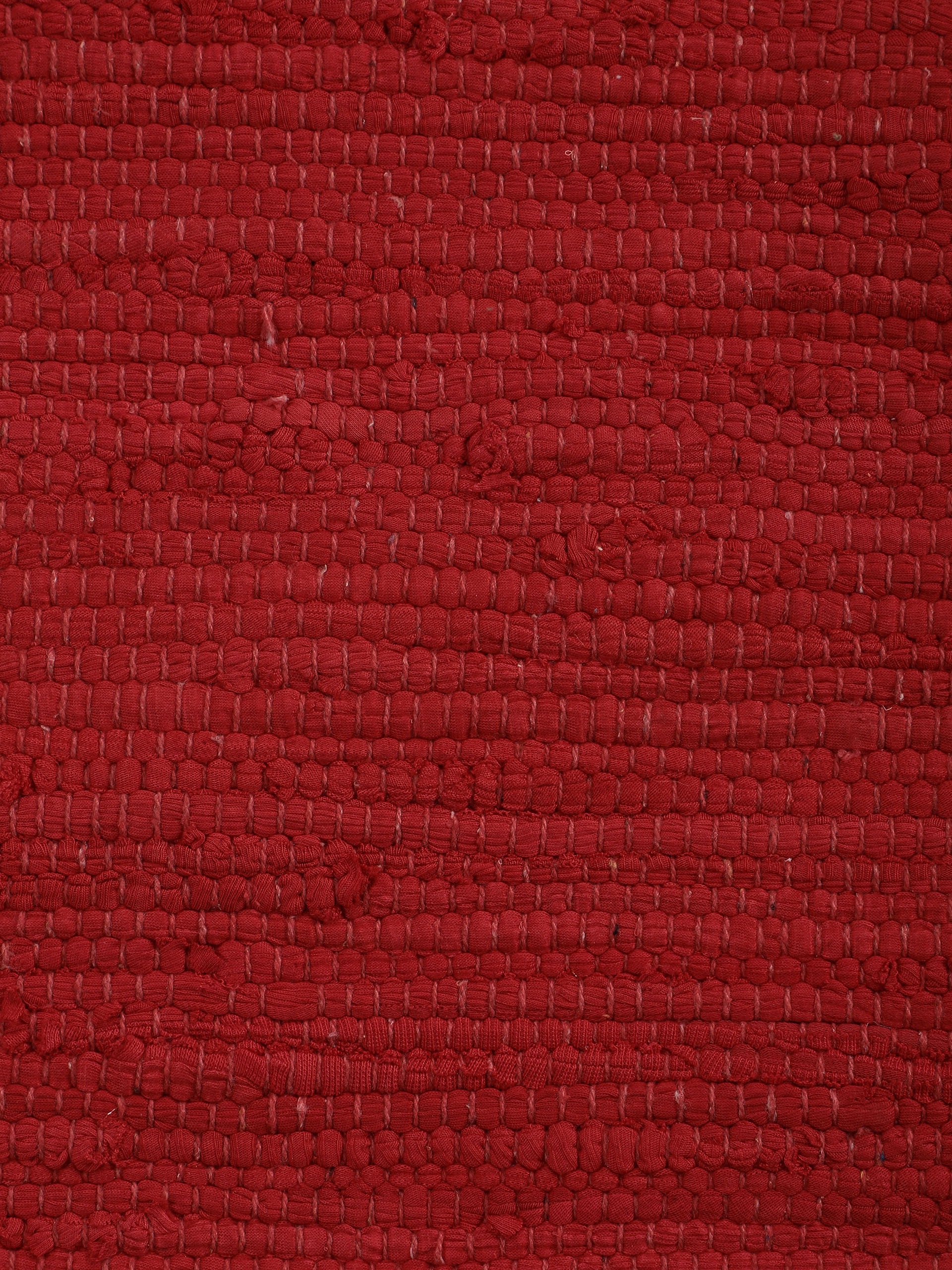 carpetfine Teppich »Kelim Chindi uni, auch als Läufer«, rechteckig, 5 mm Höhe, Wendeteppich, reine Baumwolle, handgewebt, Uni-Farben, mit Fransen
