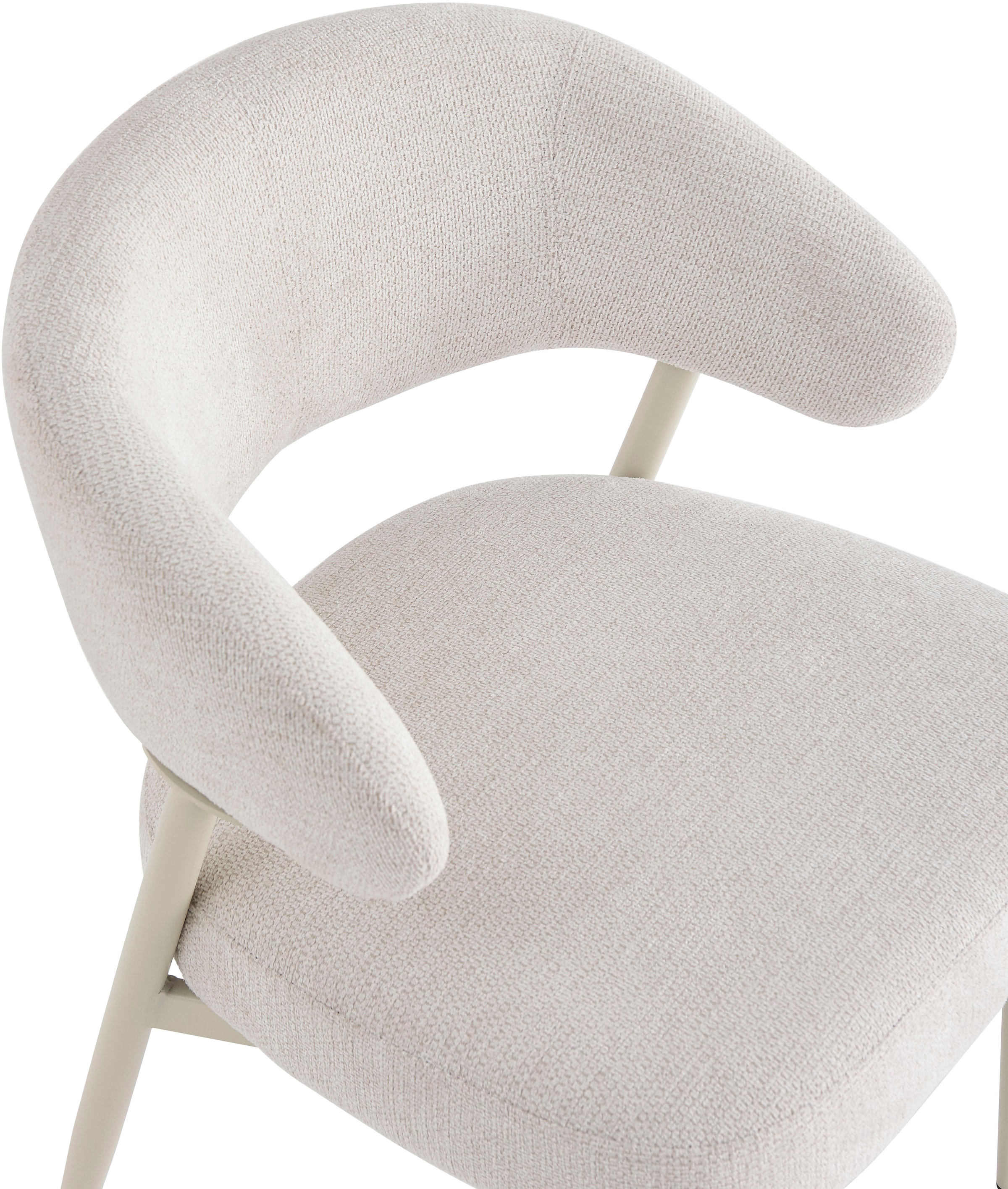 HELA Chaise à 4 pieds »GUARDA« () 1 cuis4-Fuss, Gestell Perlweiss, Komfortsitz mit Federkorb