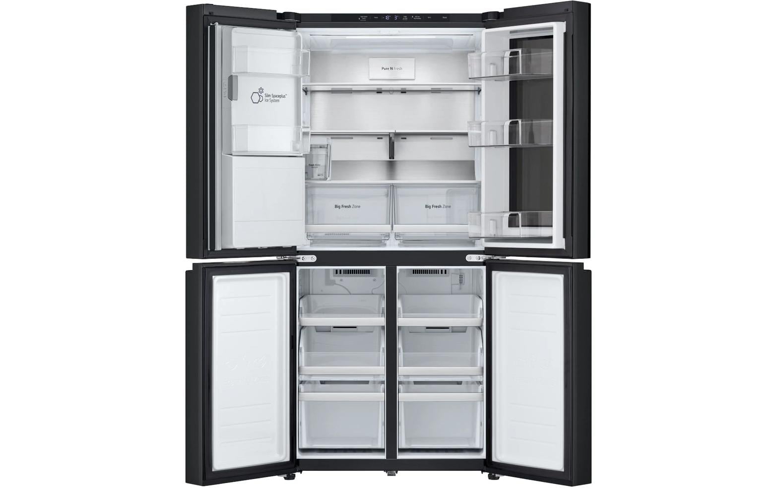 LG Side-by-Side »GMG761EPAE« 178,7 cm hoch 83,5 cm breit InstaView®, DoorCooling+®