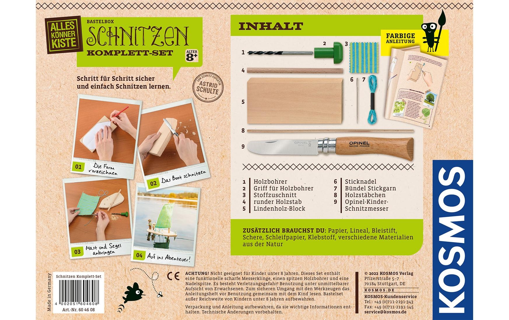 Kosmos Spiel »Schnitzen Komplett-Set«