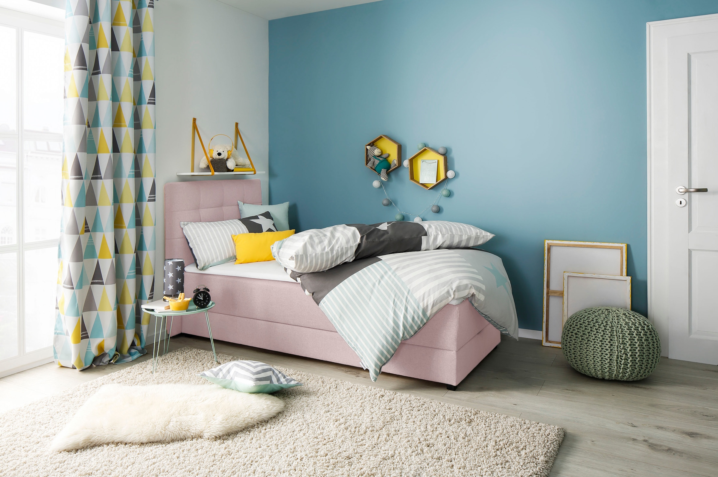 Image of Home affaire Boxbett "Mieke" incl. Bettkasten und Topper, Bezug imprägniert, 2 Breiten