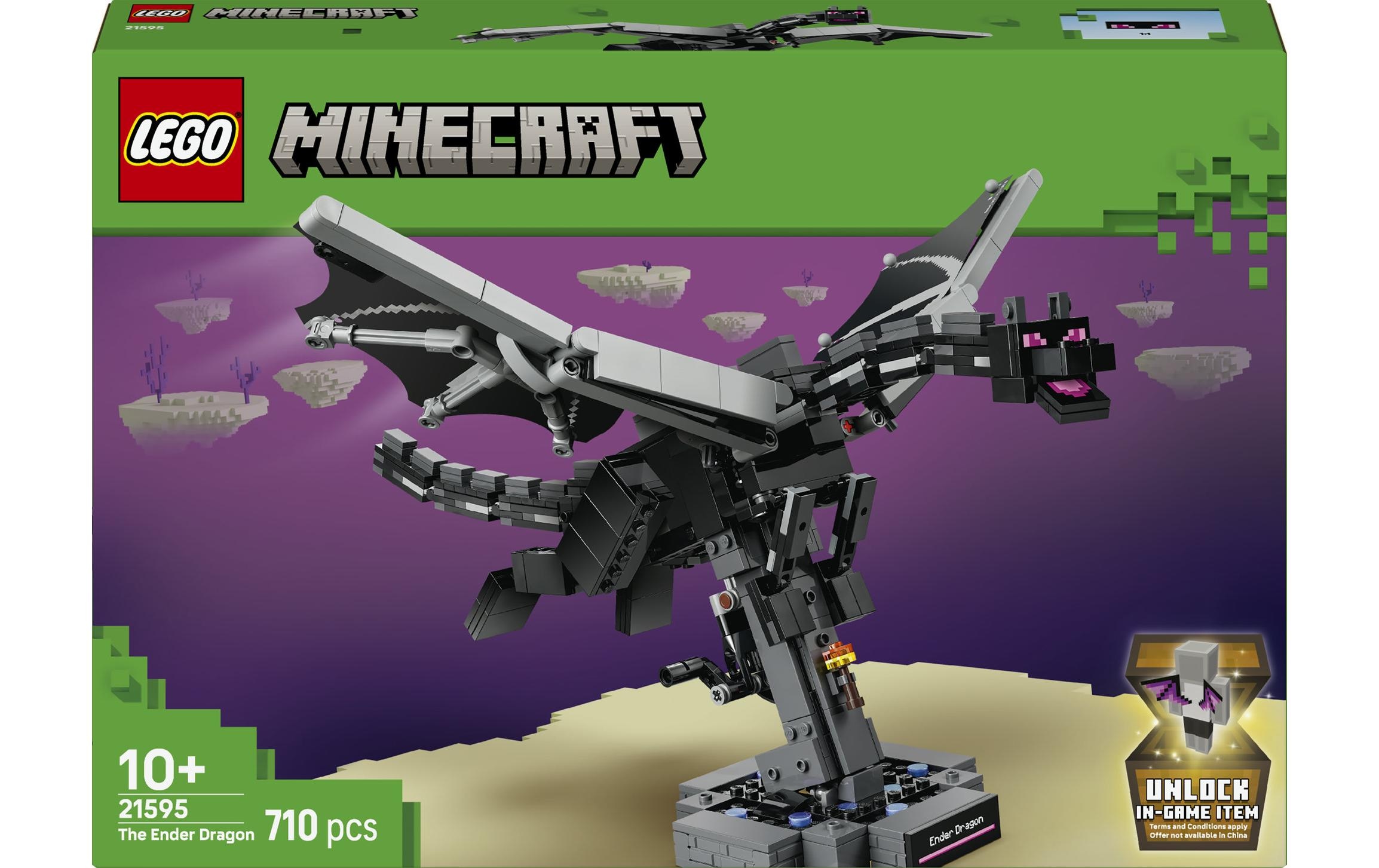 LEGO® Konstruktionsspielsteine »Der Enderdrache (21595), LEGO Minecraft« Made in Europe