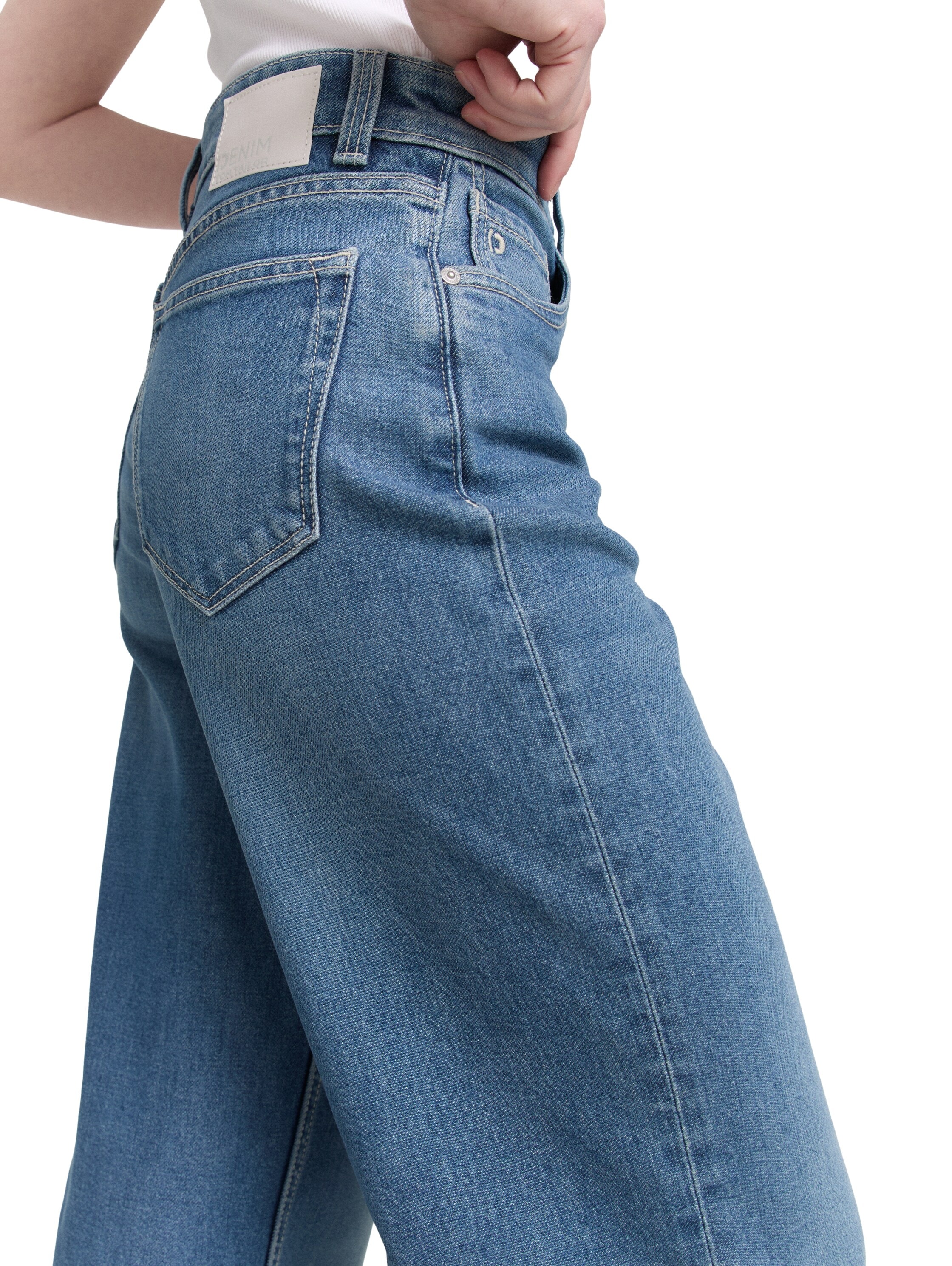 TOM TAILOR Denim Weite Jeans »LINOU«, im Five-Pocket Style
