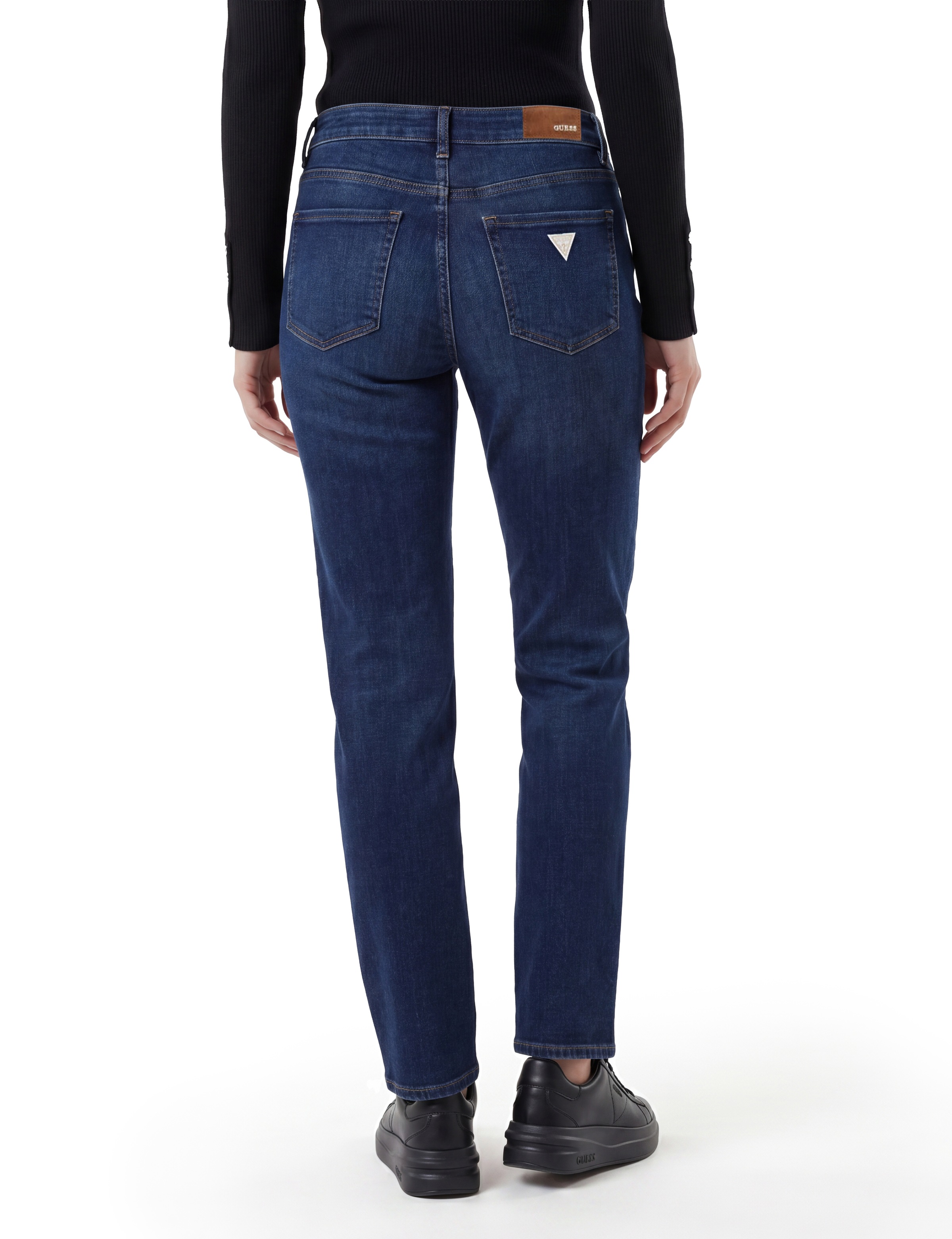 Guess Straight-Jeans »SEXY STRAIGHT« mit hohem Bund, Stretch-Denim