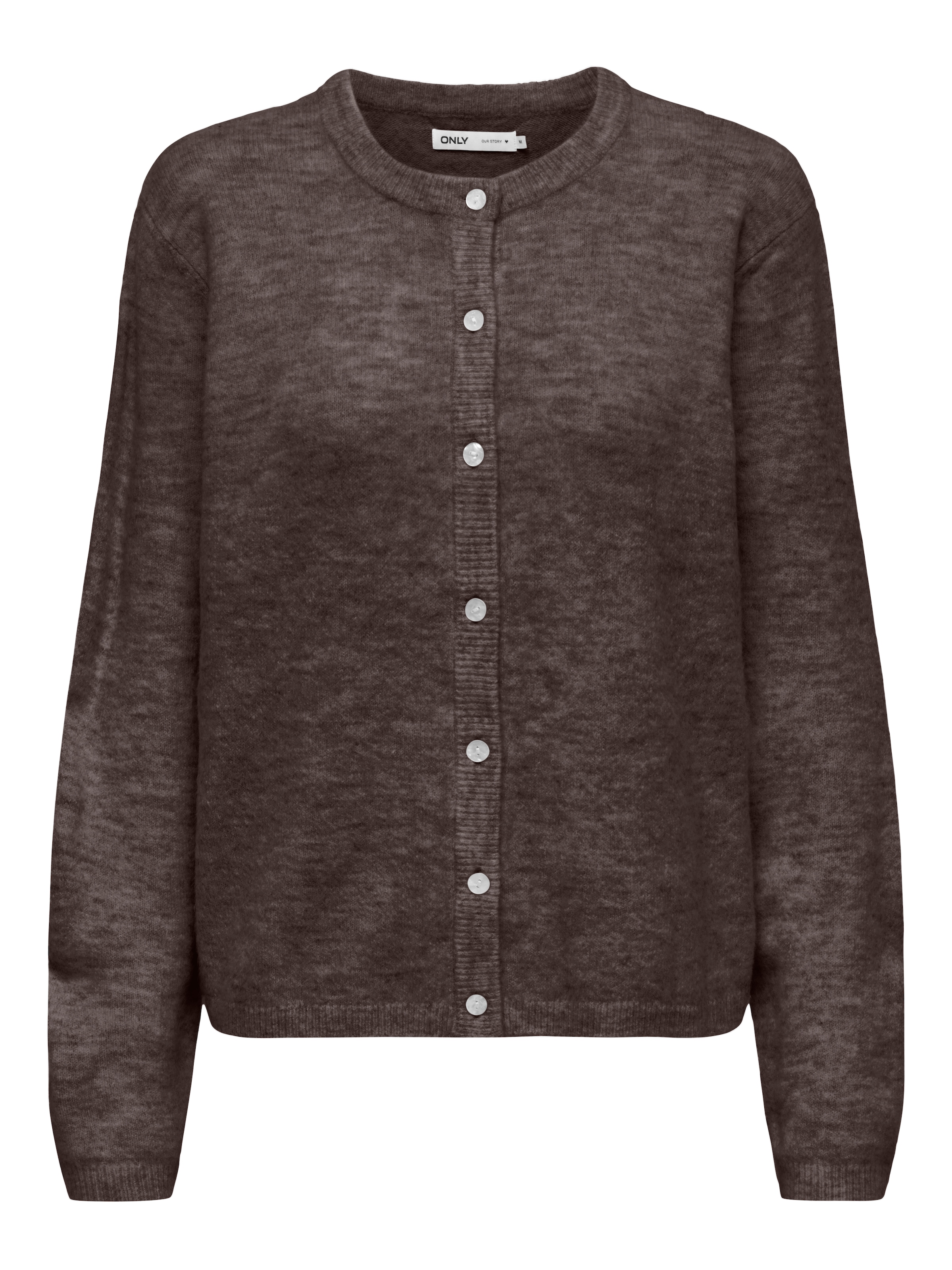 ONLY Strickjacke »ONLSIMONI L/S O-NECK CARDIGAN KNT NOOS« Materialmix, relaxed fit