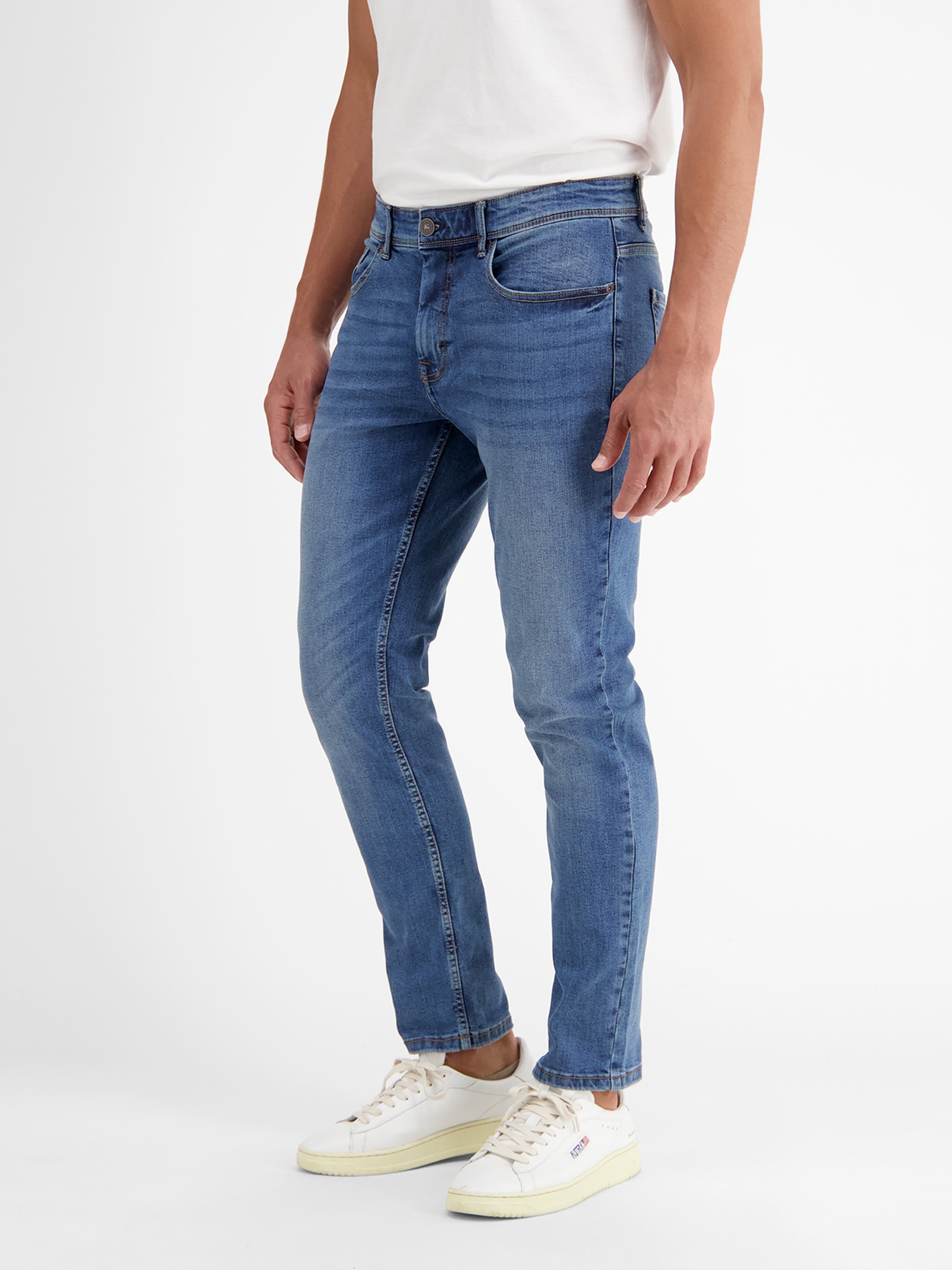 LERROS Pantalon de détente »Baxter Relaxed Fit Jeans – Bequemer Stretch 5-Pocket Denim«  jeans stretch confortable - facile d'entretien, idéal pour tous les jours & loisirs