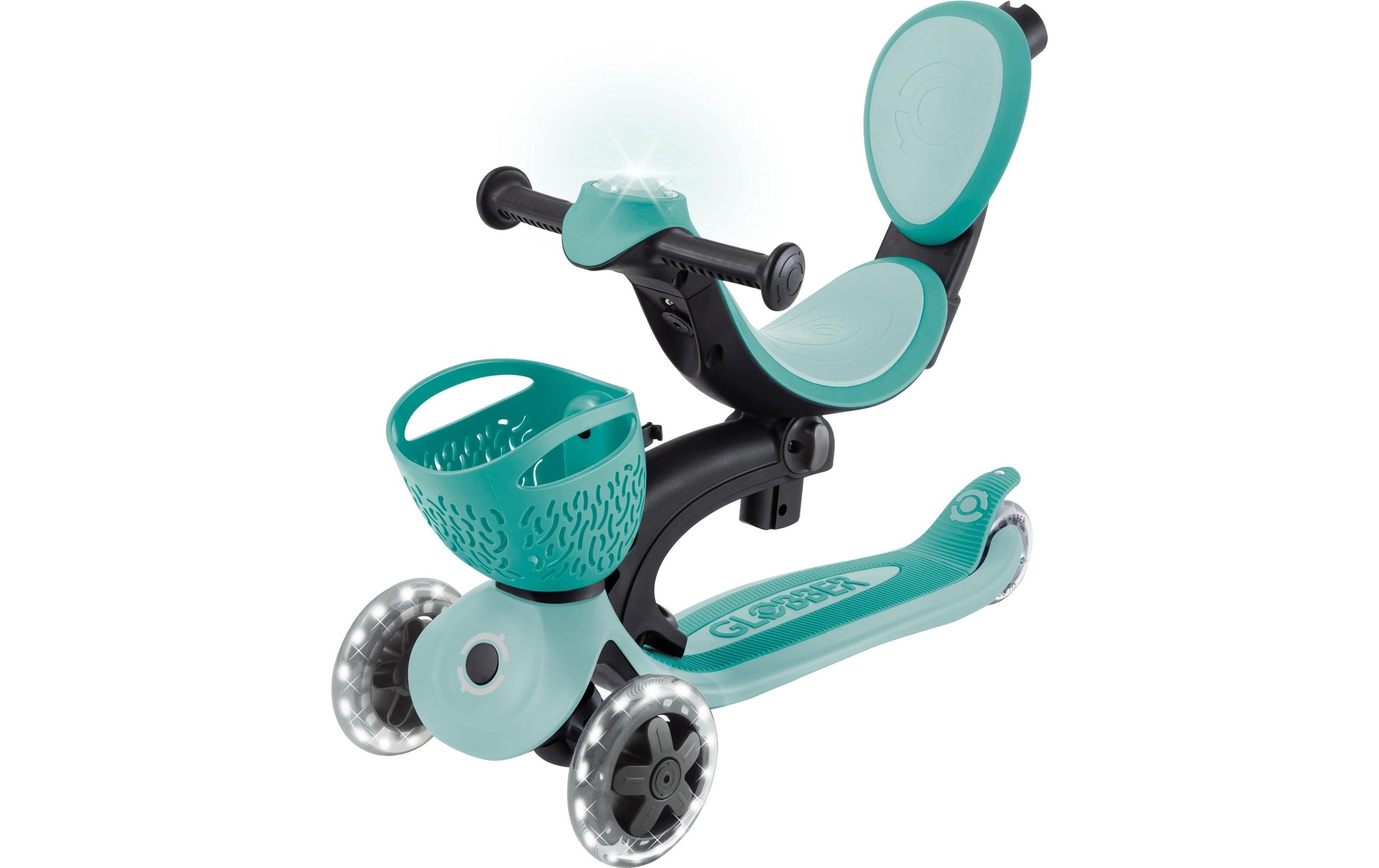 Globber Scooter »GO-UP BABY 360 LIGHTS, mit Leuchtrollen und Leuchtmodul« vélo à siège, draisienne et trottinette en un seul