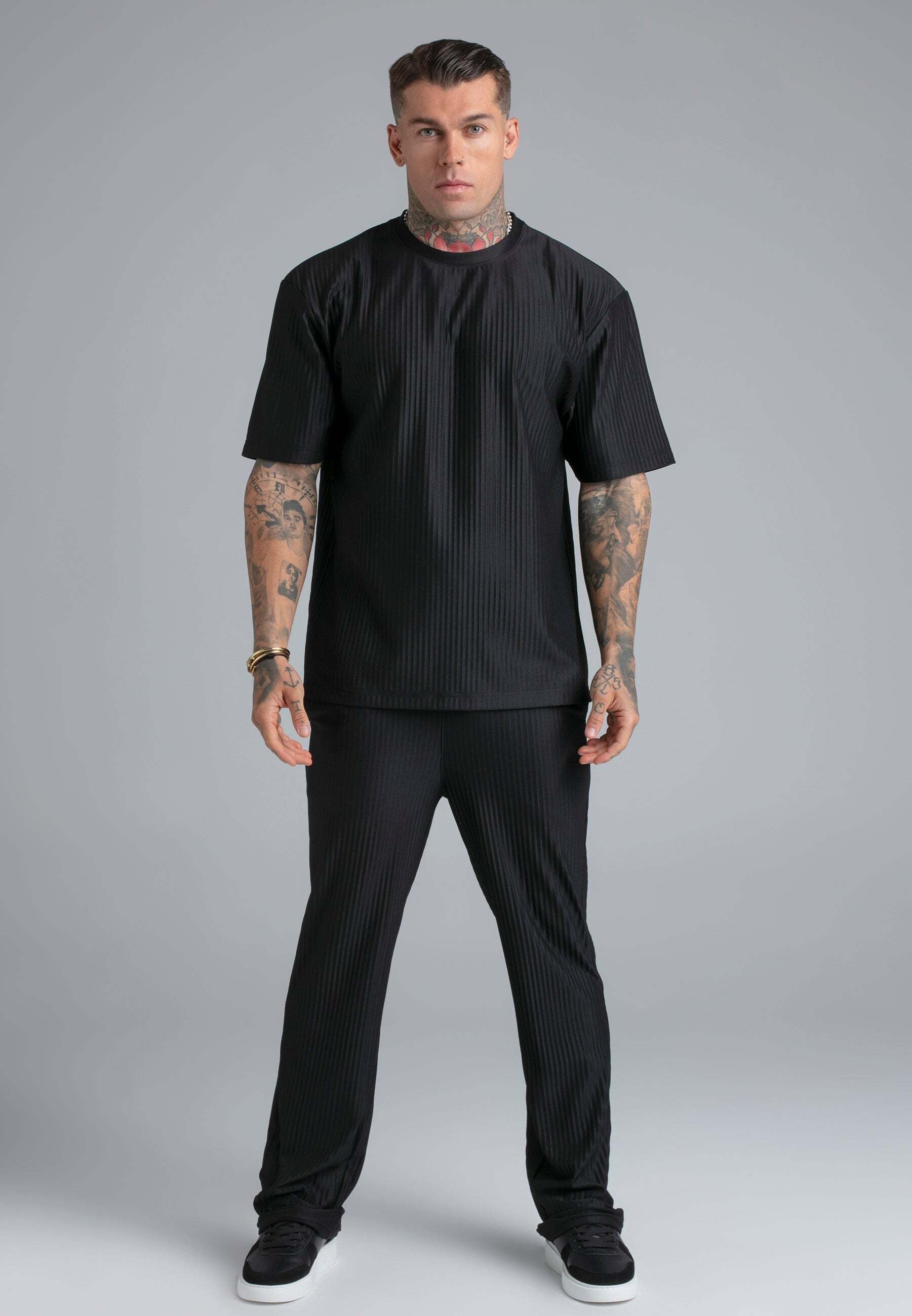 Siksilk Sweatpants »Siksilk Jogginghose Plisse Track«