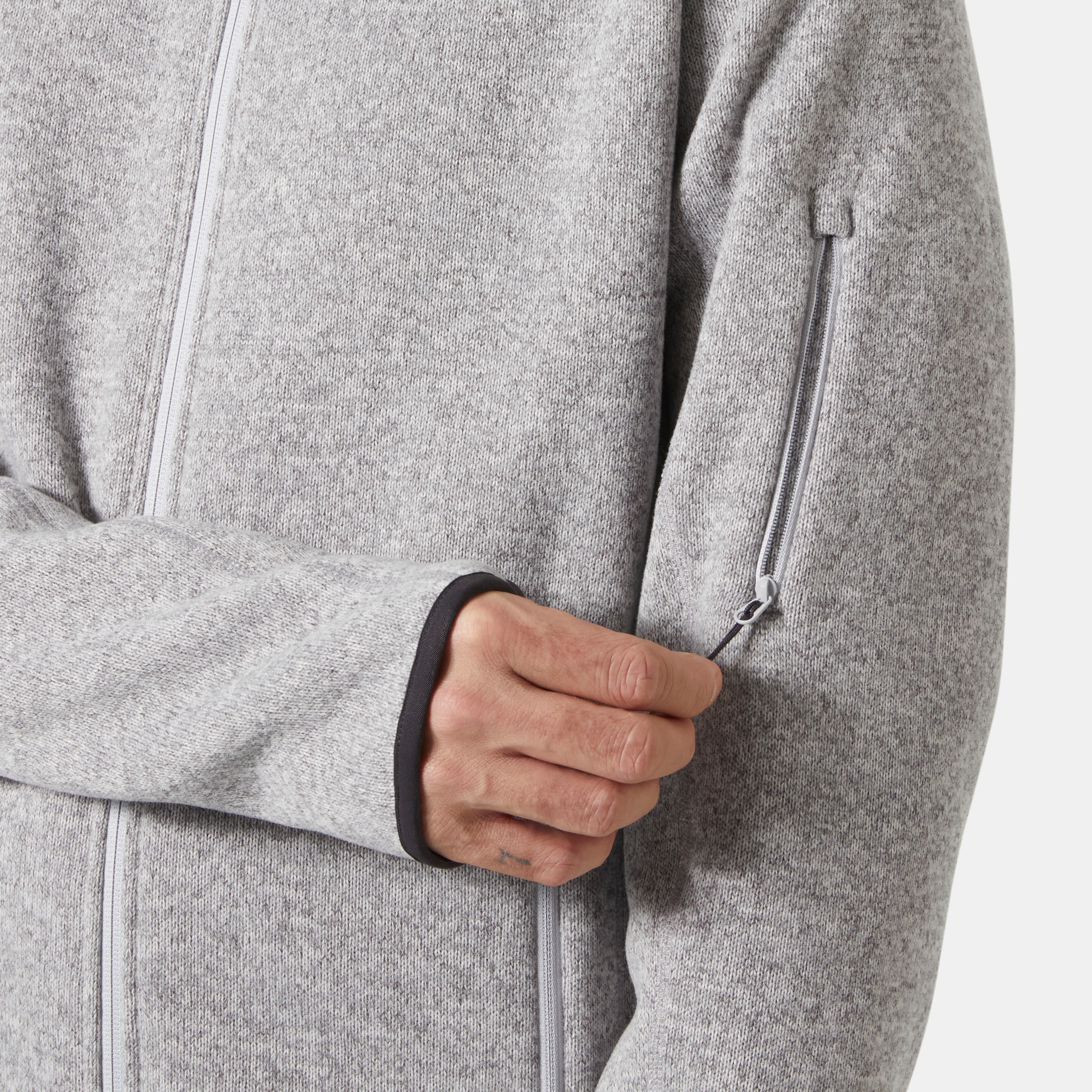 Helly Hansen Veste en laine polaire »VARDE FLEECE JACKET 2.0« pour outdoor et streetwear, avec trous pour pouces, poches zippées
