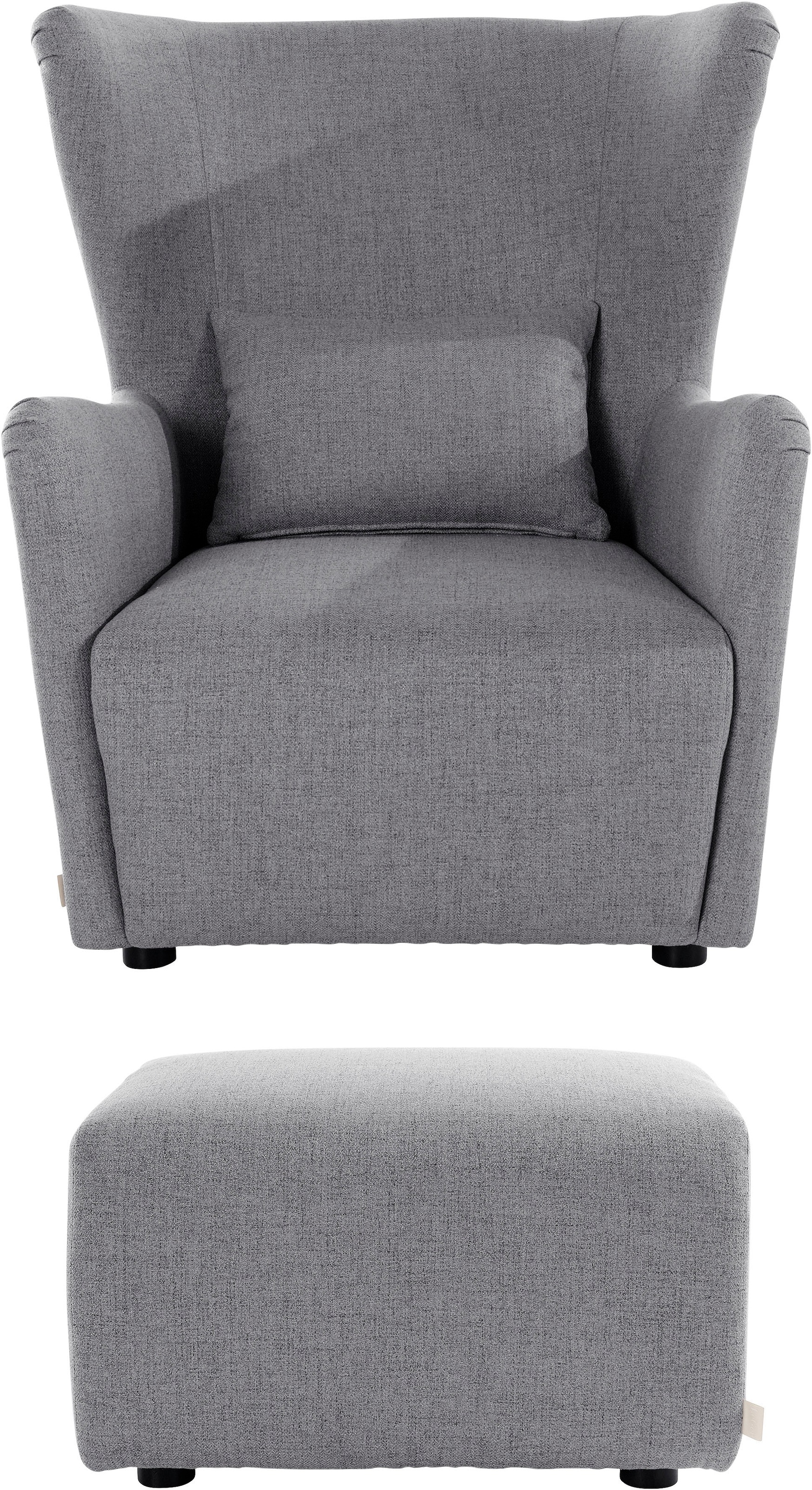 LeGer Home by Lena Gercke Ohrensessel »Levke Sessel«, wahlweise mit oder ohne Hocker