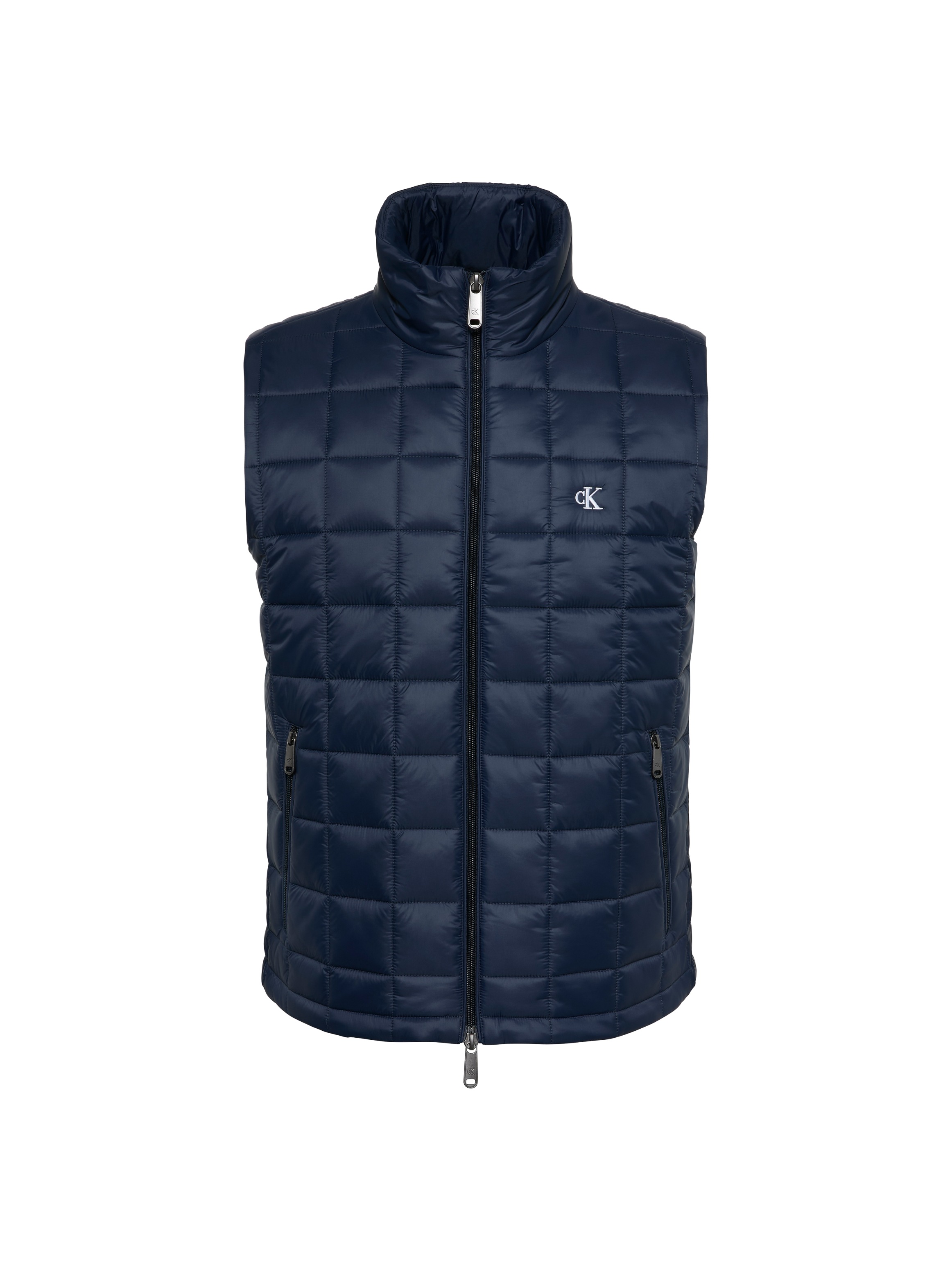 Image of Calvin Klein Jeans Steppweste Stehkragen, 2-Wege-Reissverschluss, modische Steppung