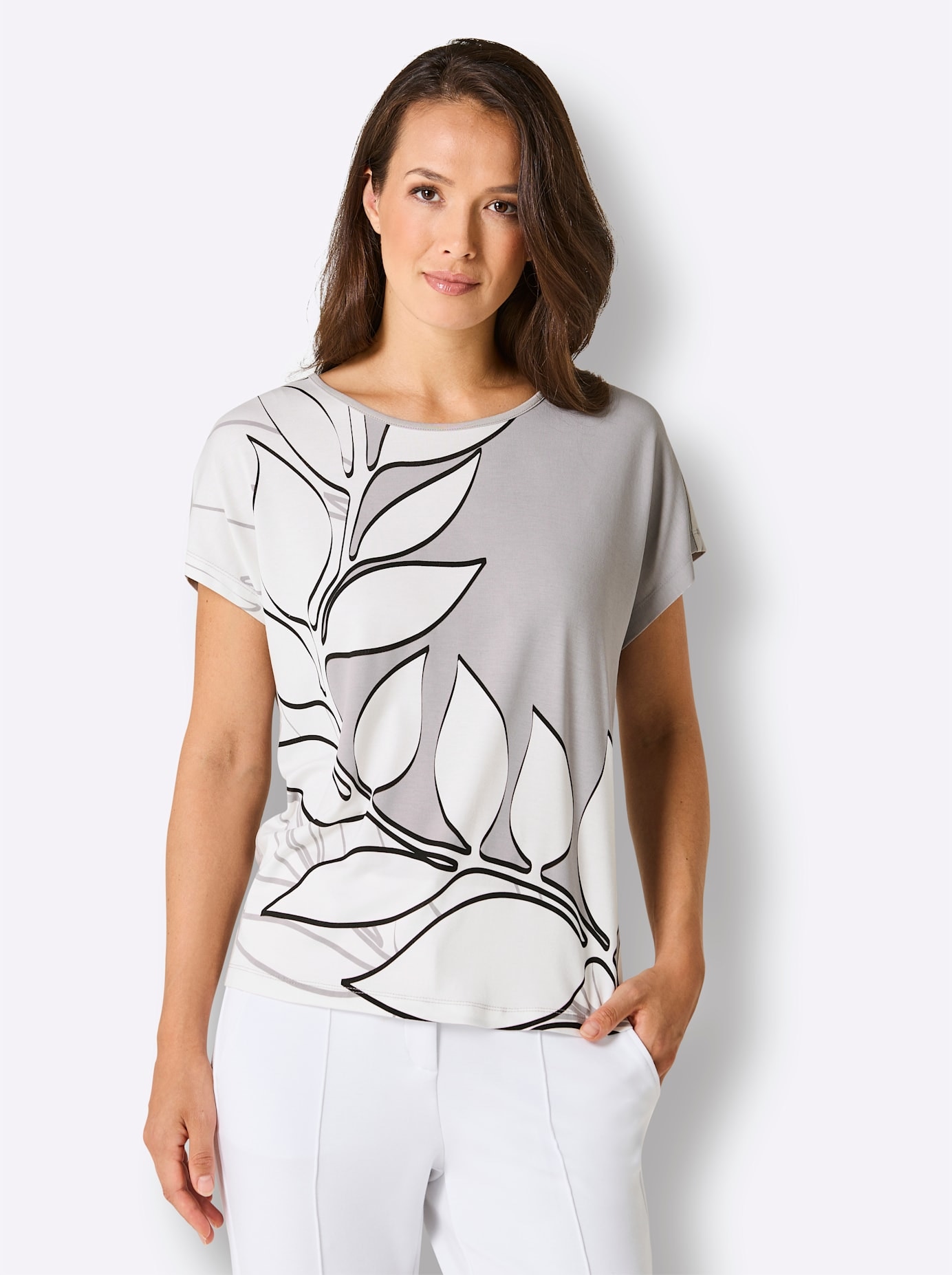 CREATION L PREMIUM T-shirt imprimé »Modal-Shirt«, 1 pièces