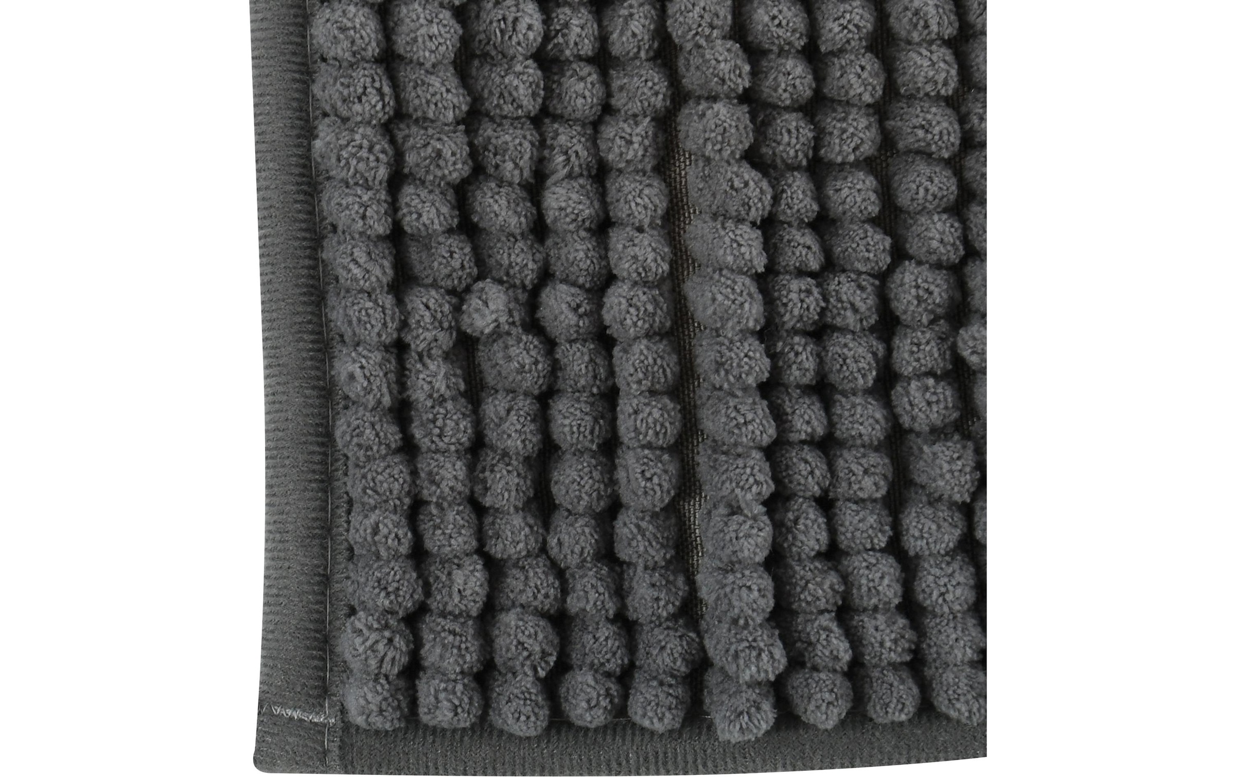 MSV Badematte »Chenille Dunkelgrau«