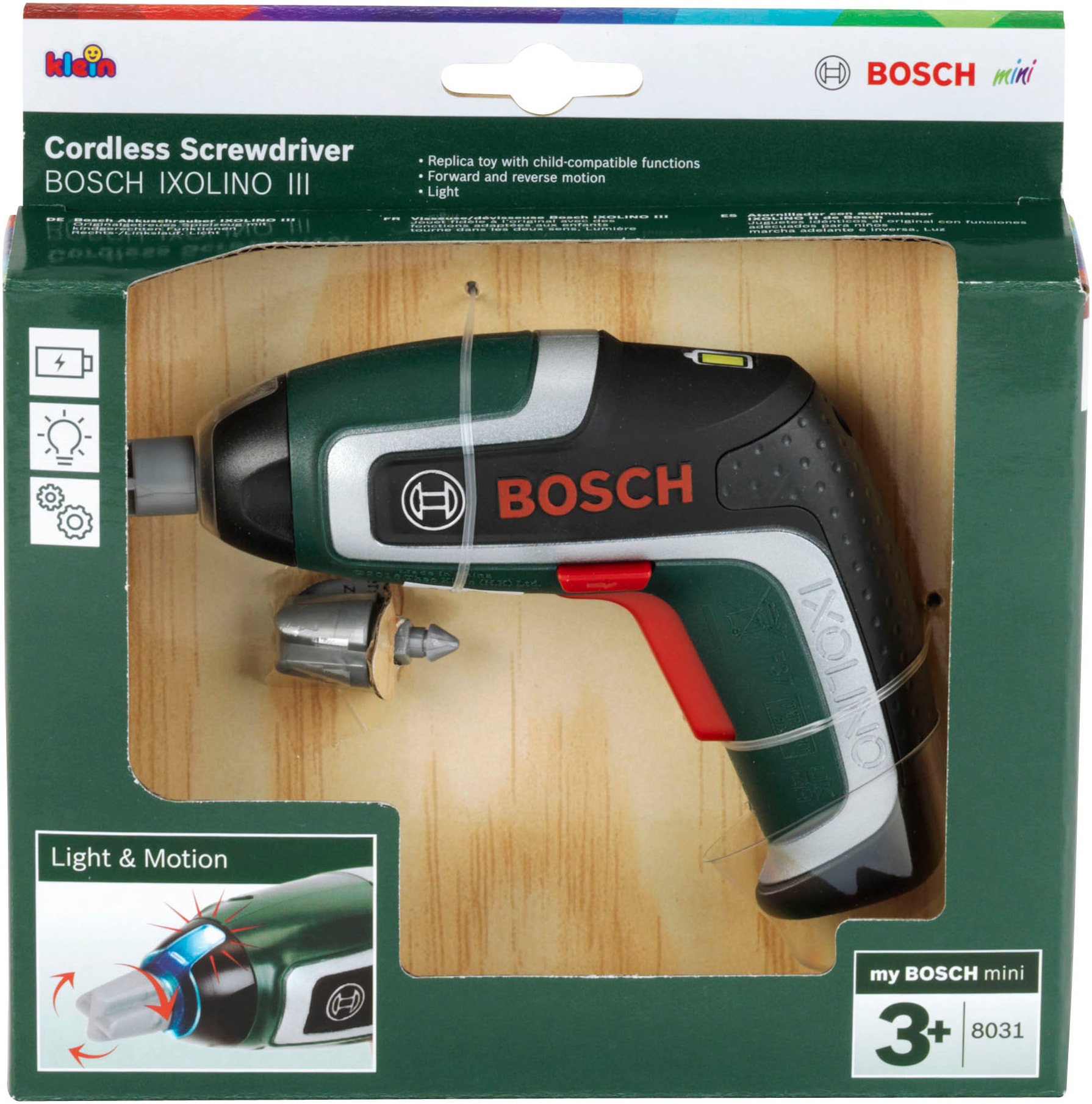 Klein Kinder-Akkuschrauber »Bosch, Ixolino 7« mit Licht und Sound