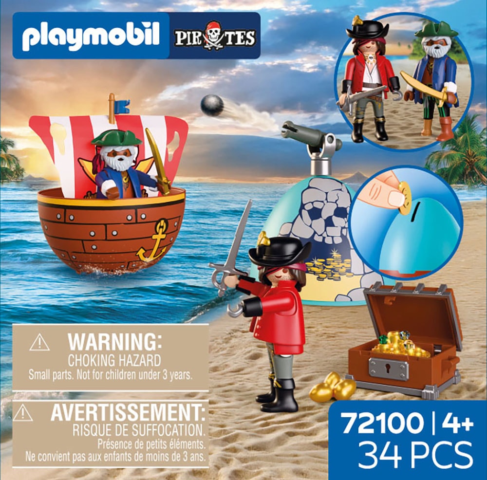 Playmobil® Jeu de construction »Spiel-Ei: Piraten (72100), Pirates«