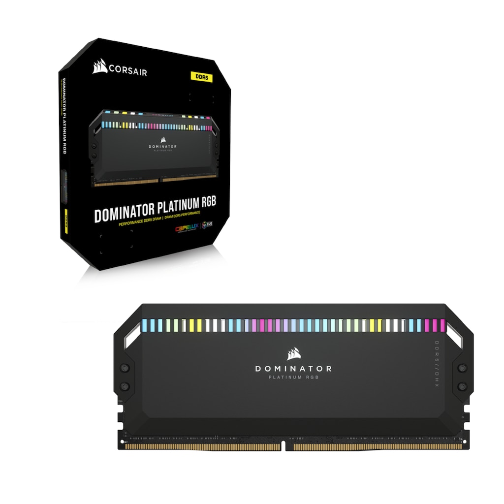 Corsair Arbeitsspeicher »Dominator Platinum RGB DDR5 6200MHz DIMM 32GB (2x16GB)«