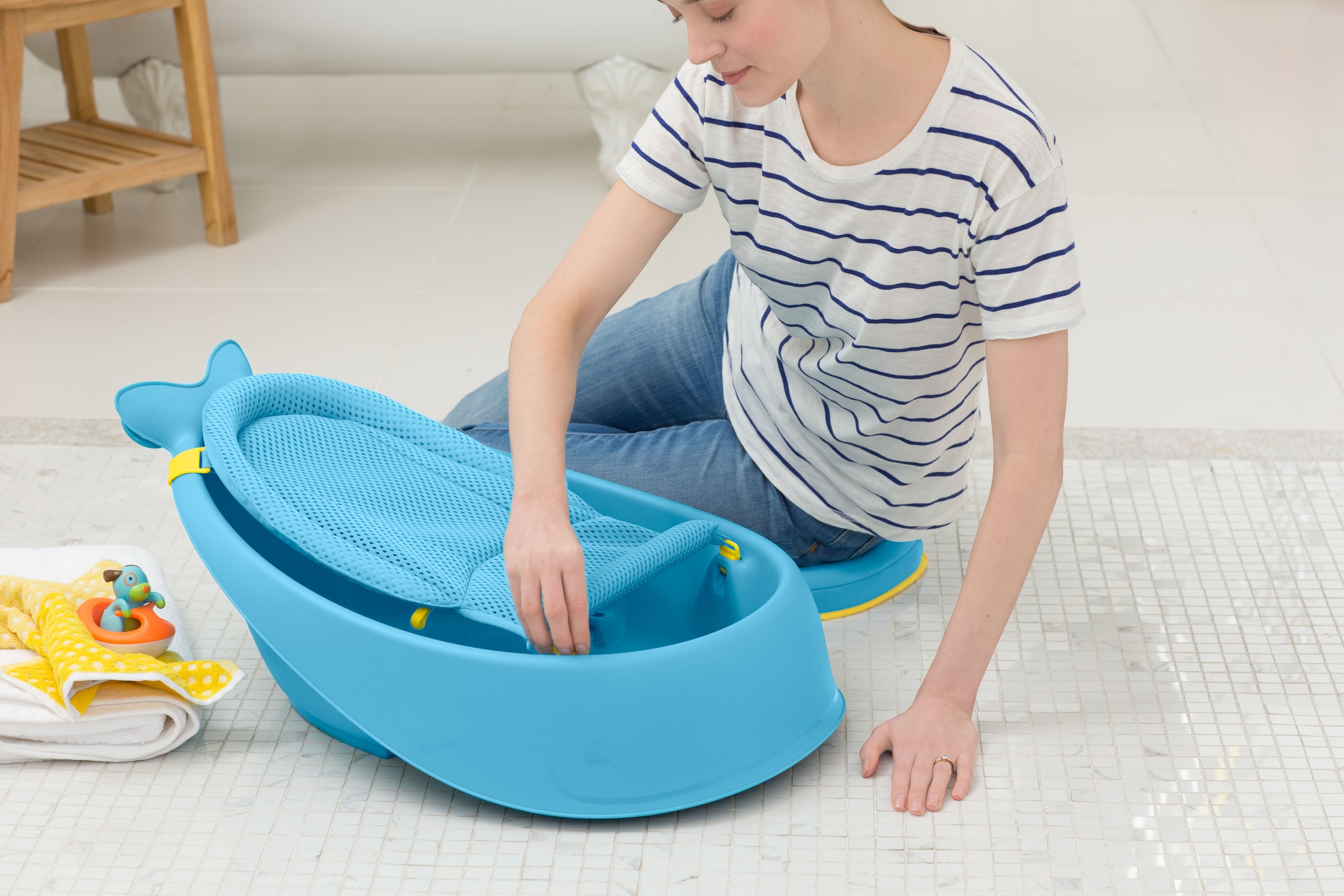 Skip Hop Babybadewanne »Moby, blau«