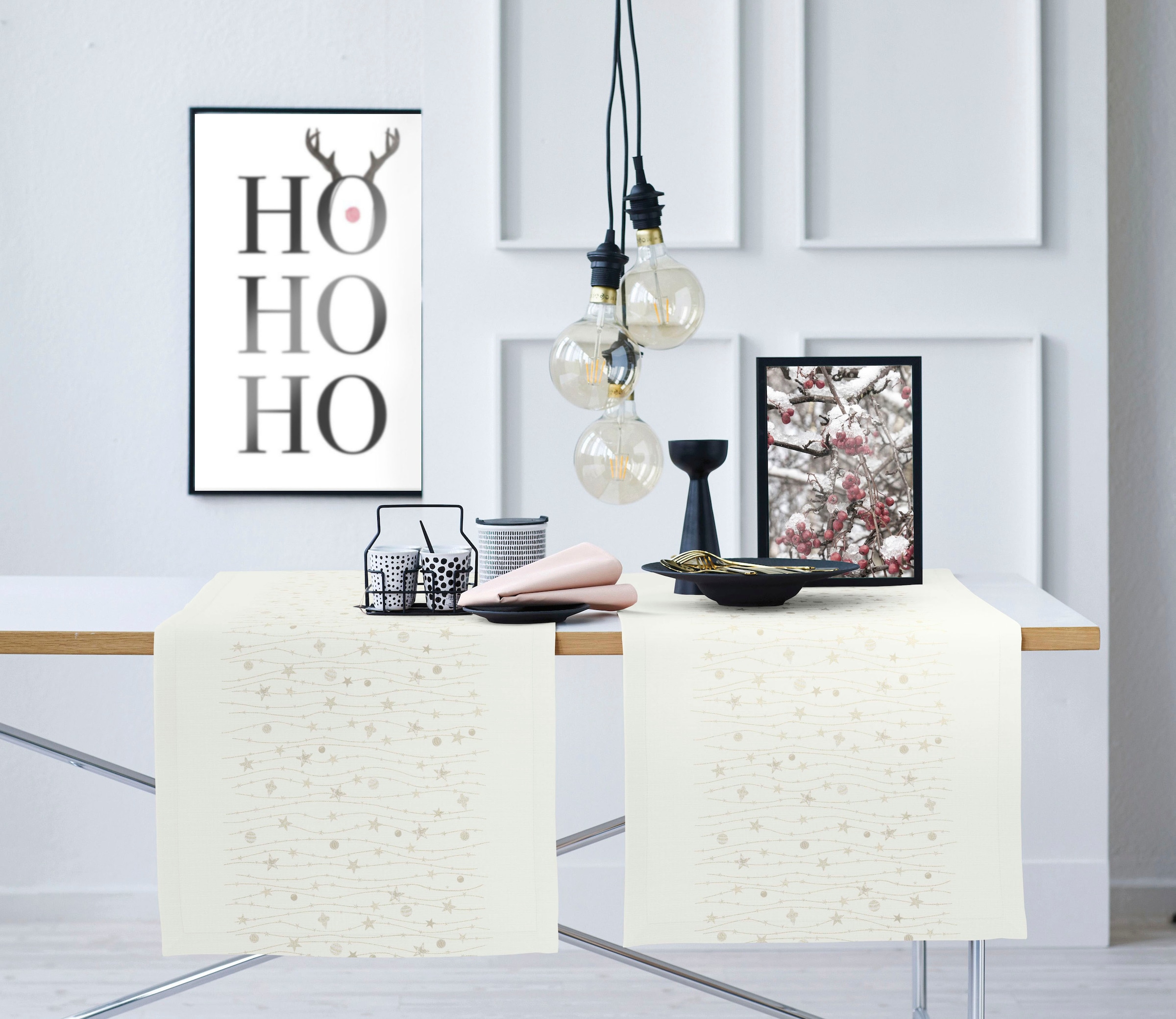 APELT Chemin de table »6301 CHRISTMAS GLAM, Weihnachtsdeko, Weihnachten« tissu jacquard Lurex
