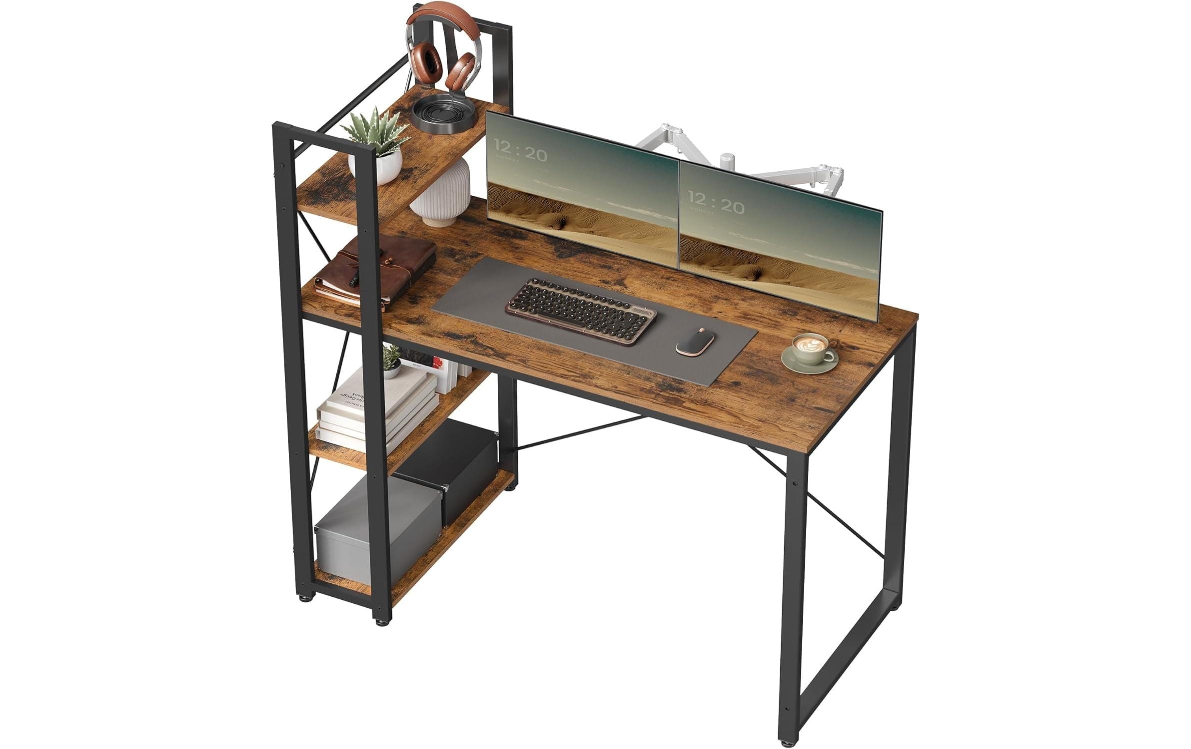 VASAGLE Bureau »mit Platte 120 x 60 cm«