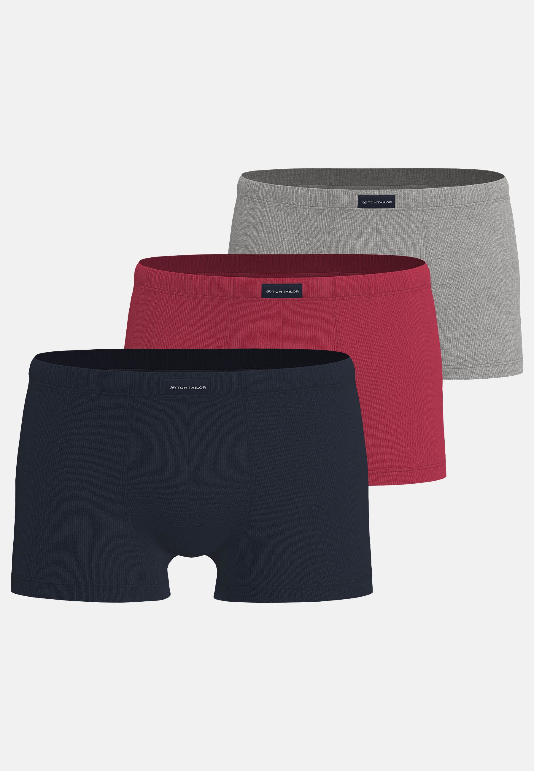 Image of TOM TAILOR Hipster "Colorado" Packung, 3er Pack, bequem, eng, elastisch, atmungsaktiv, Baumwollmix