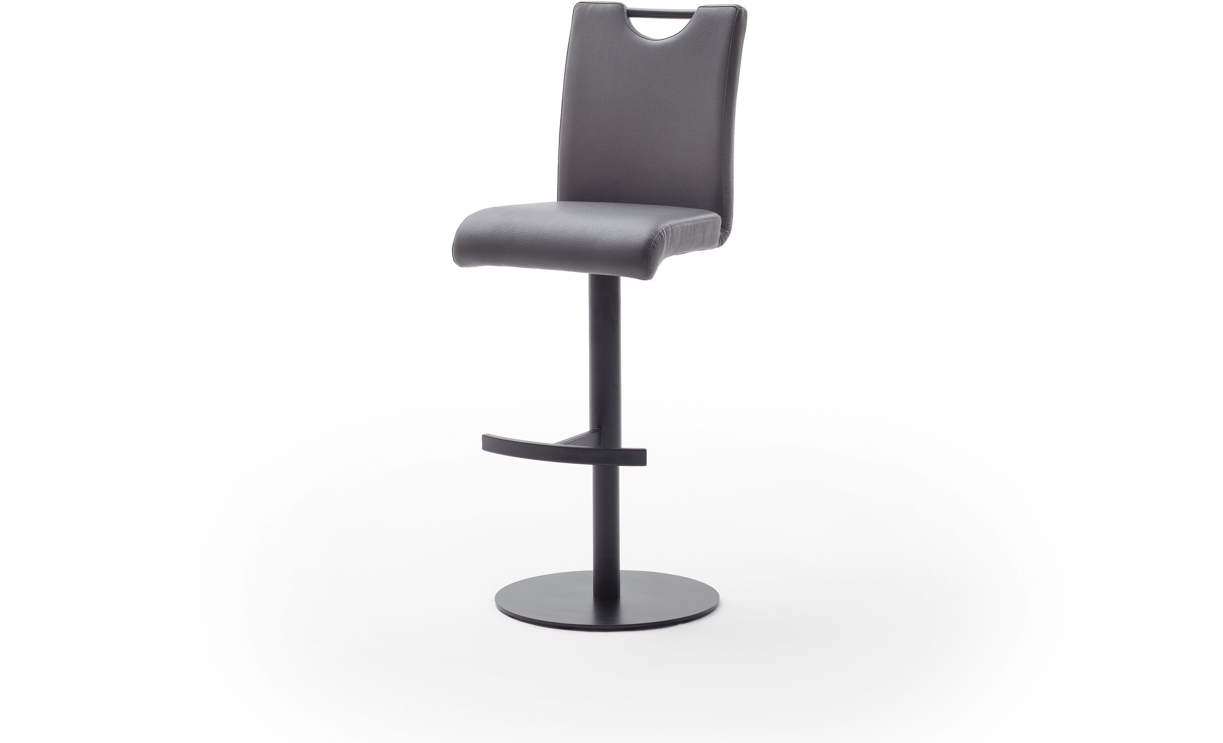 MCA furniture Bistrostuhl »ALESI«, mit Rückenlehne, 360° drehbar, Sitzhöhe einstellbar von 56-81 cm