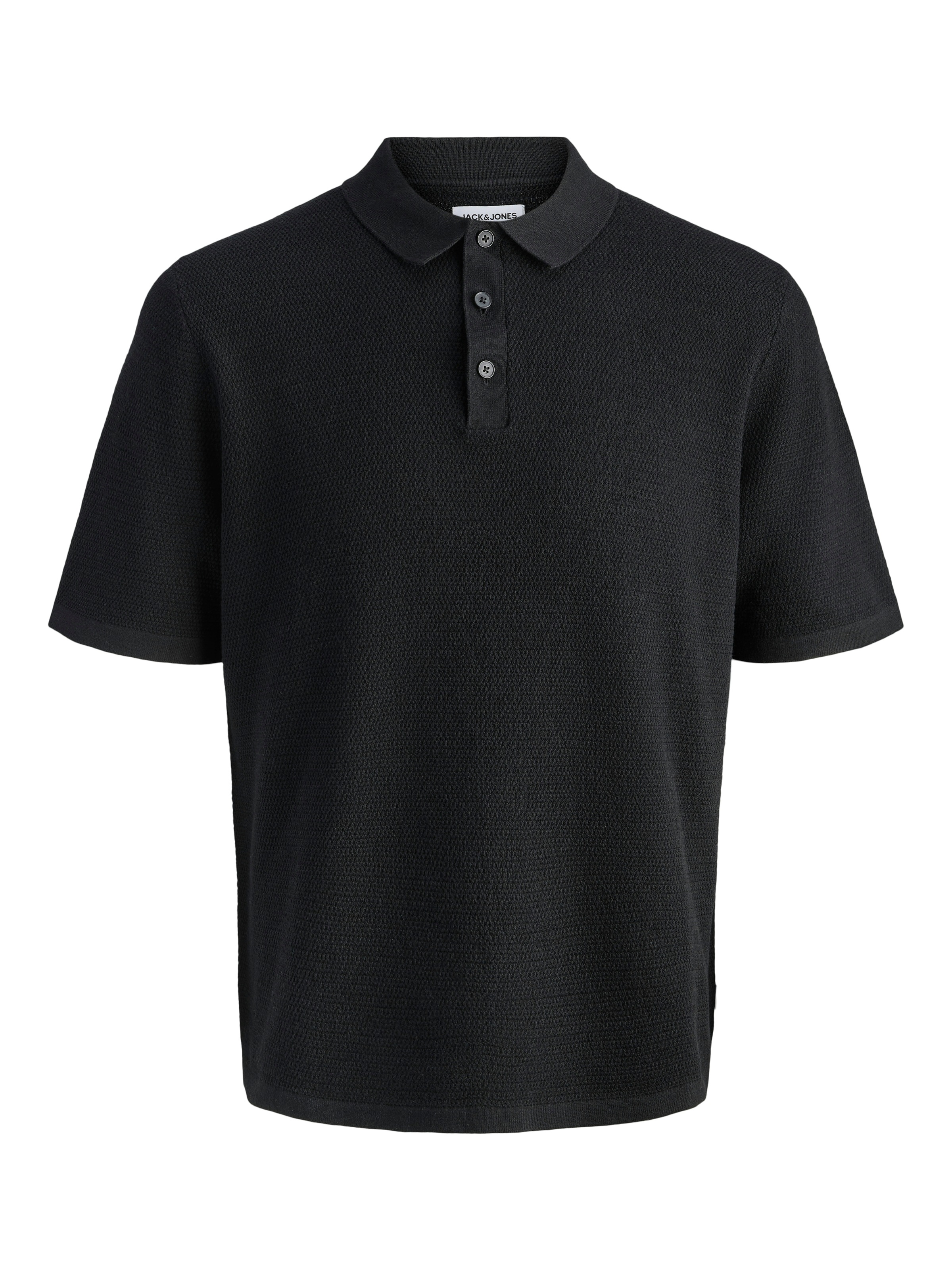 Jack & Jones Kurzarmpullover »JJEGEORGE KNIT POLO SS SN« mit Polo Kragen