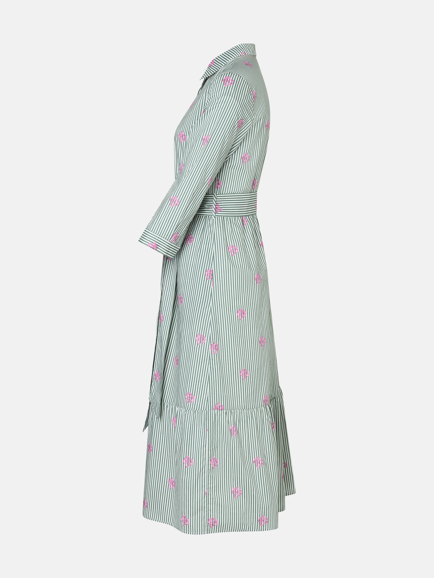 Lieblingsstück Hemdblusenkleid »RolaL« in Midi-Länge, kontrastfarbene Details