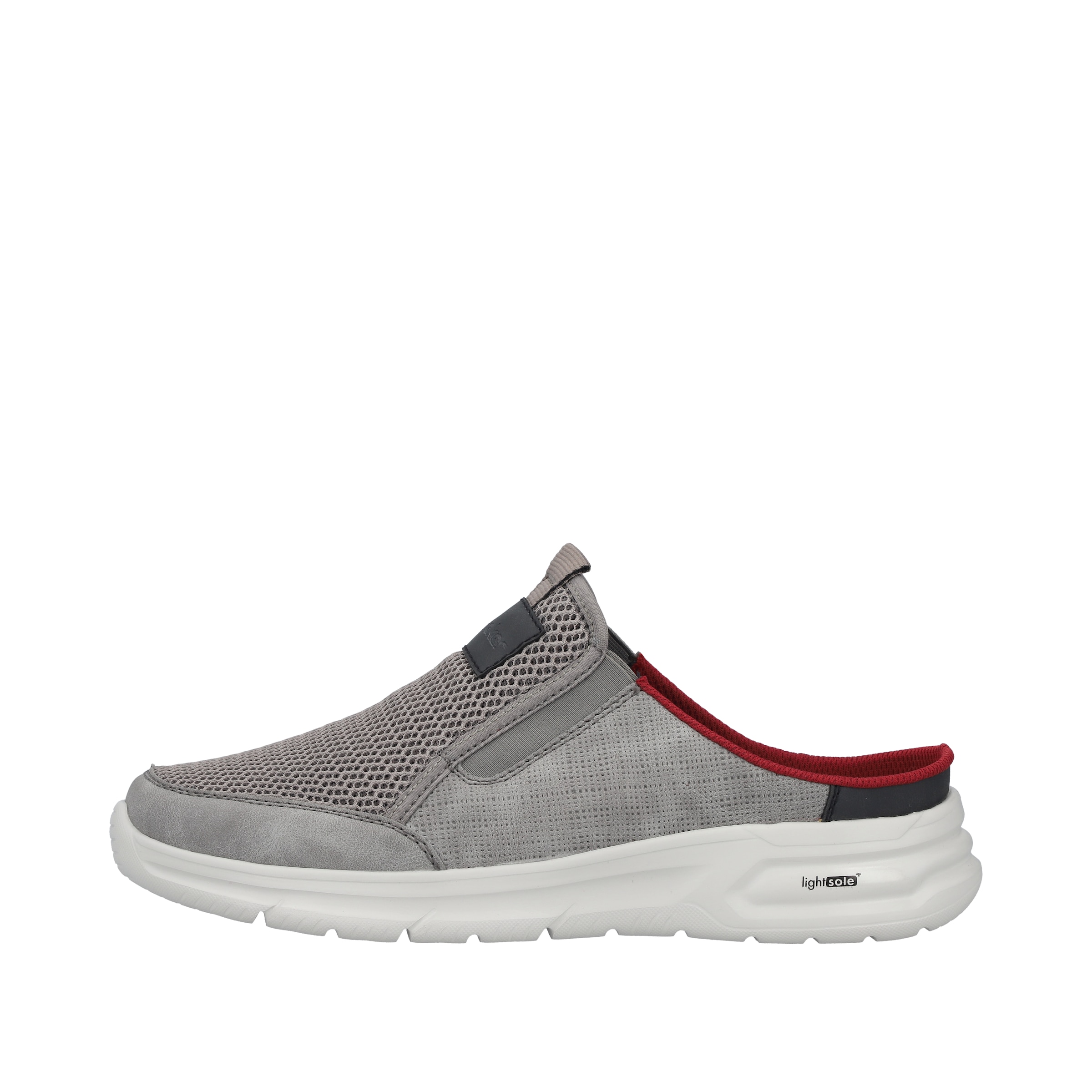 Rieker 1100000002199  Sommerschuh, Hausschuh, Schlupfschuh mit seitlichen Stretcheinsätzen