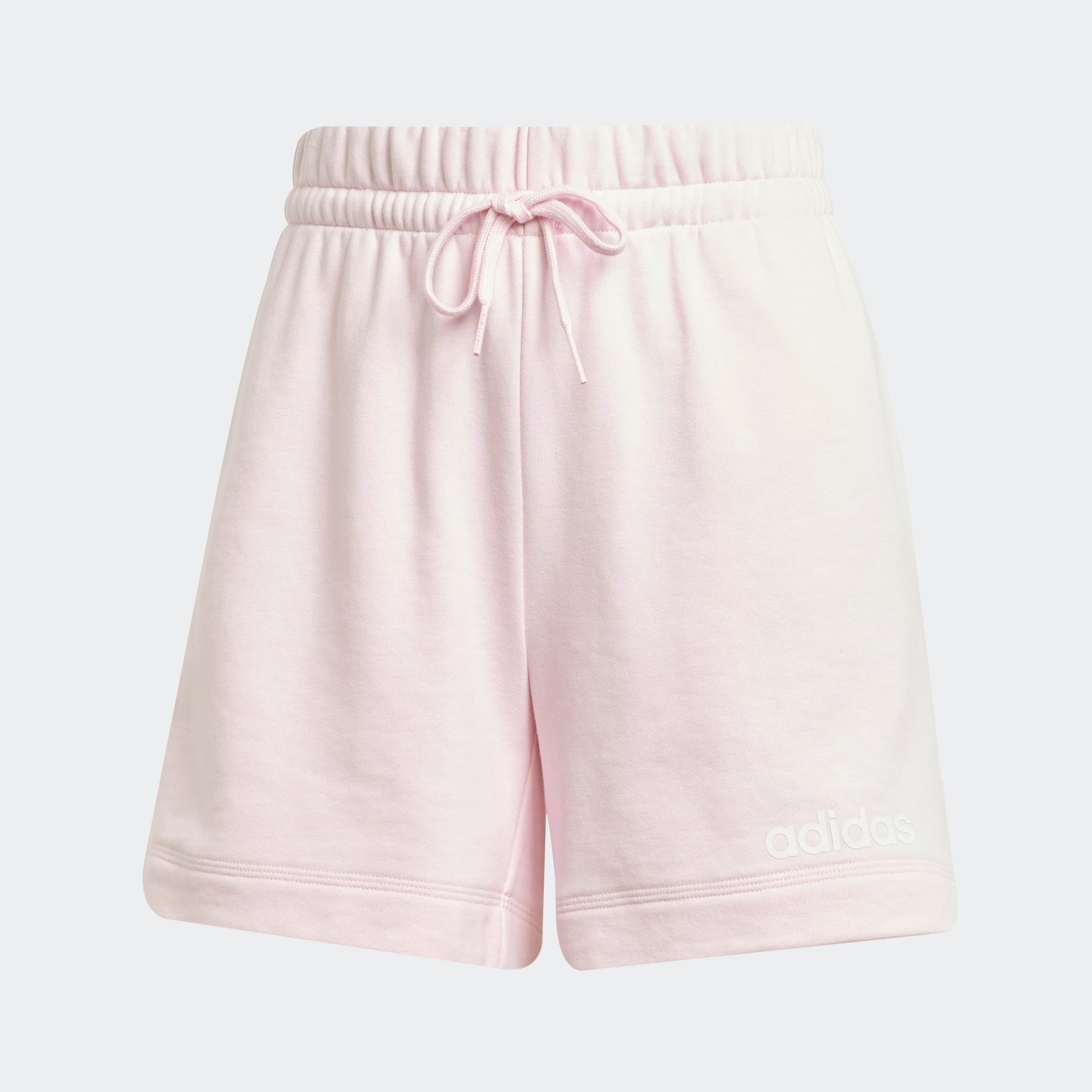 adidas Sportswear Short »W LIN FT SHO«  taille mi-haute avec cordon de serrage, en French Terry doux